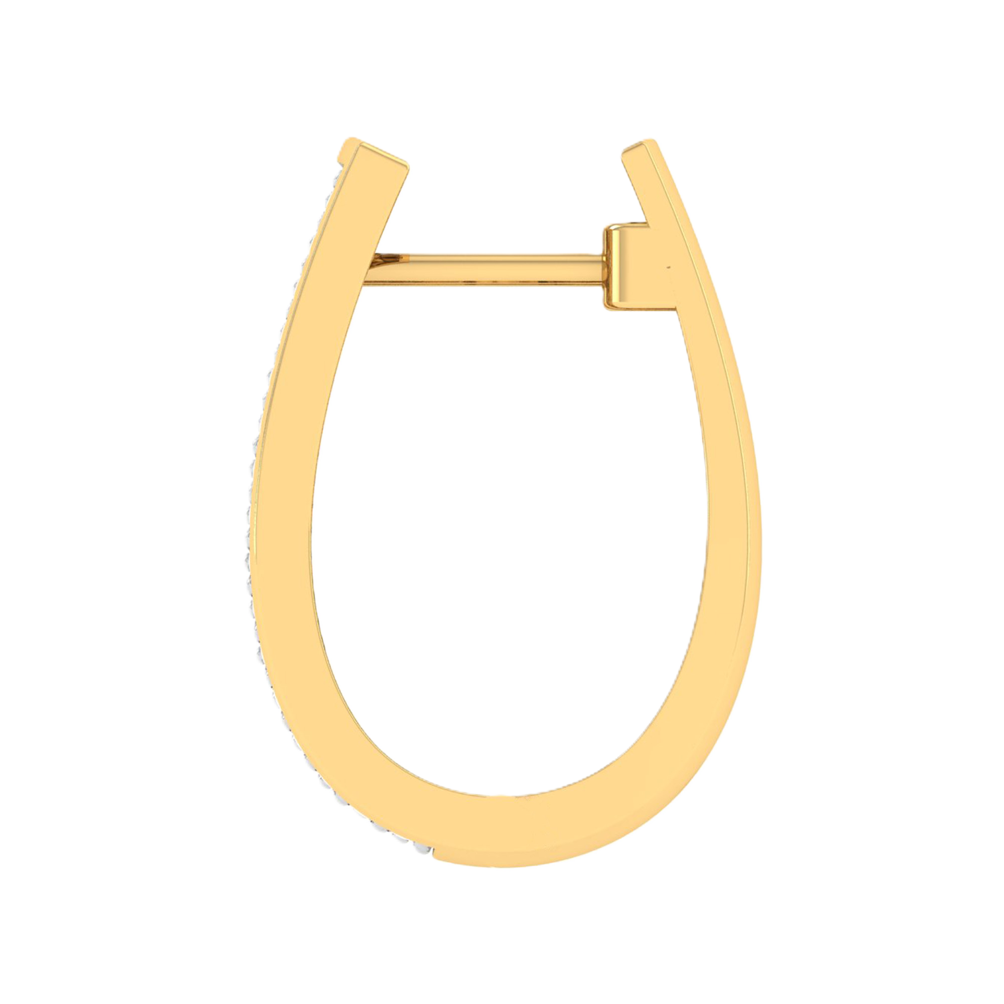 Oorbellen van 0.56 karaat met hoofdsteen in vorm Rond van 0,006 karaat - 542