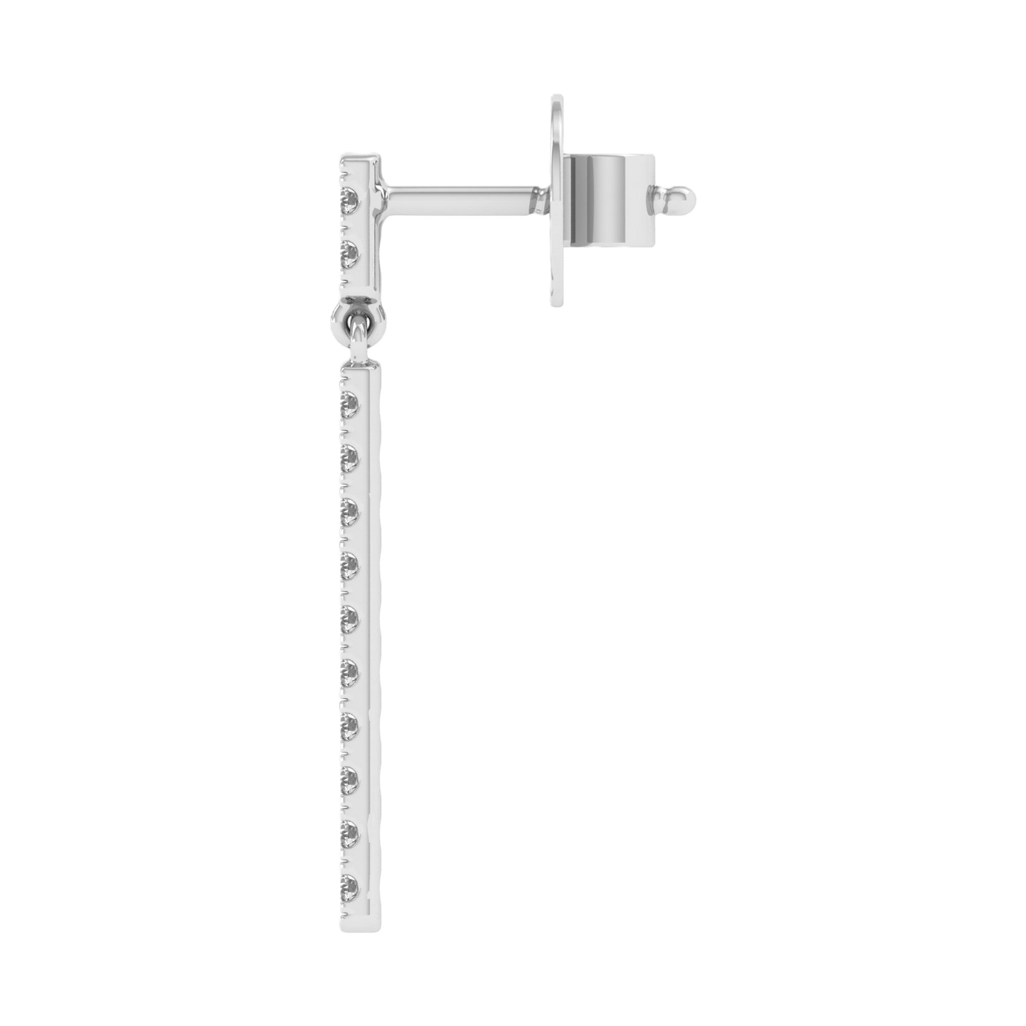 Oorbellen van 0.94 karaat met hoofdsteen in vorm Rond van 0,039 karaat - 634