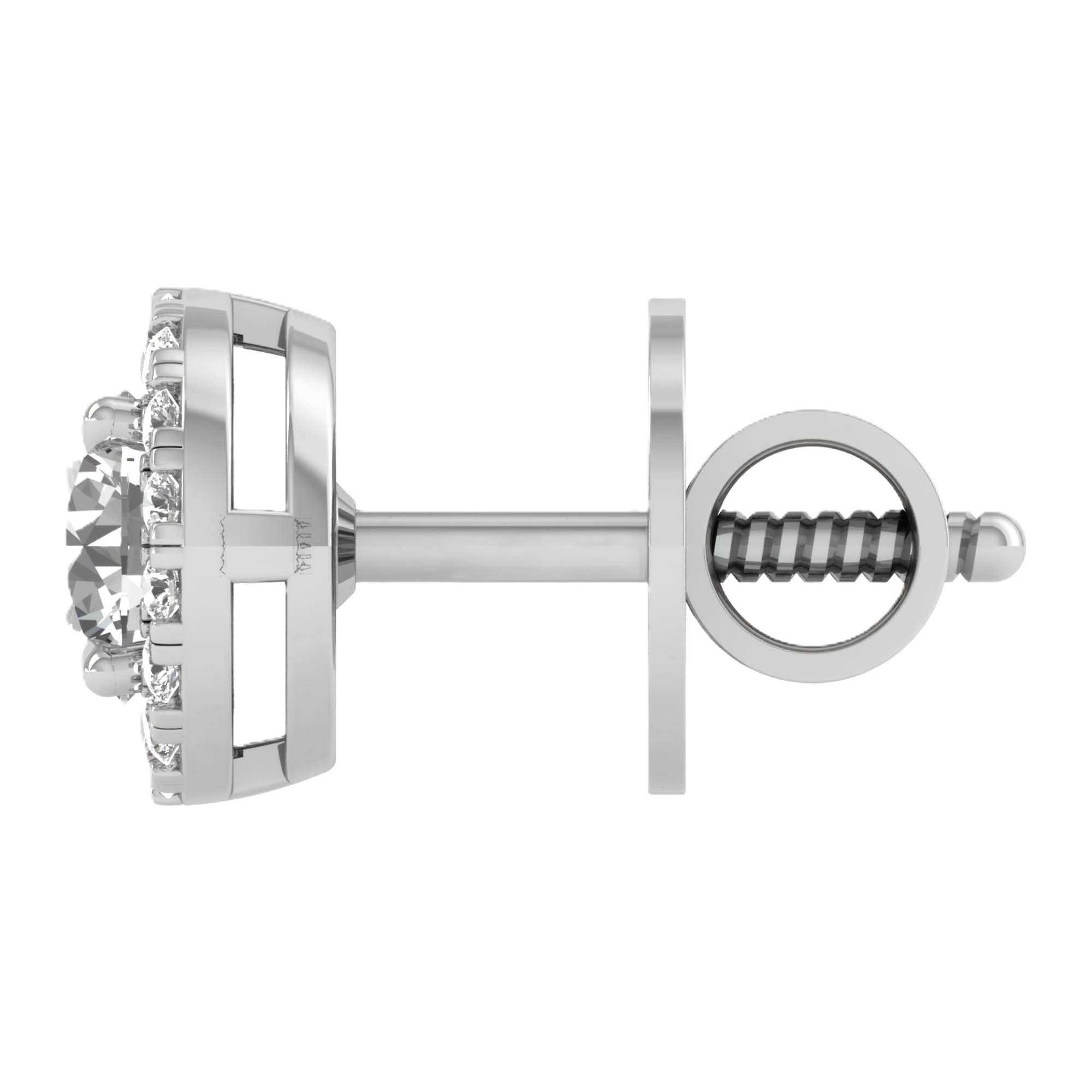 Oorbellen van 1.22 tot 4.54 karaat met hoofdsteen in vorm Rond - 002