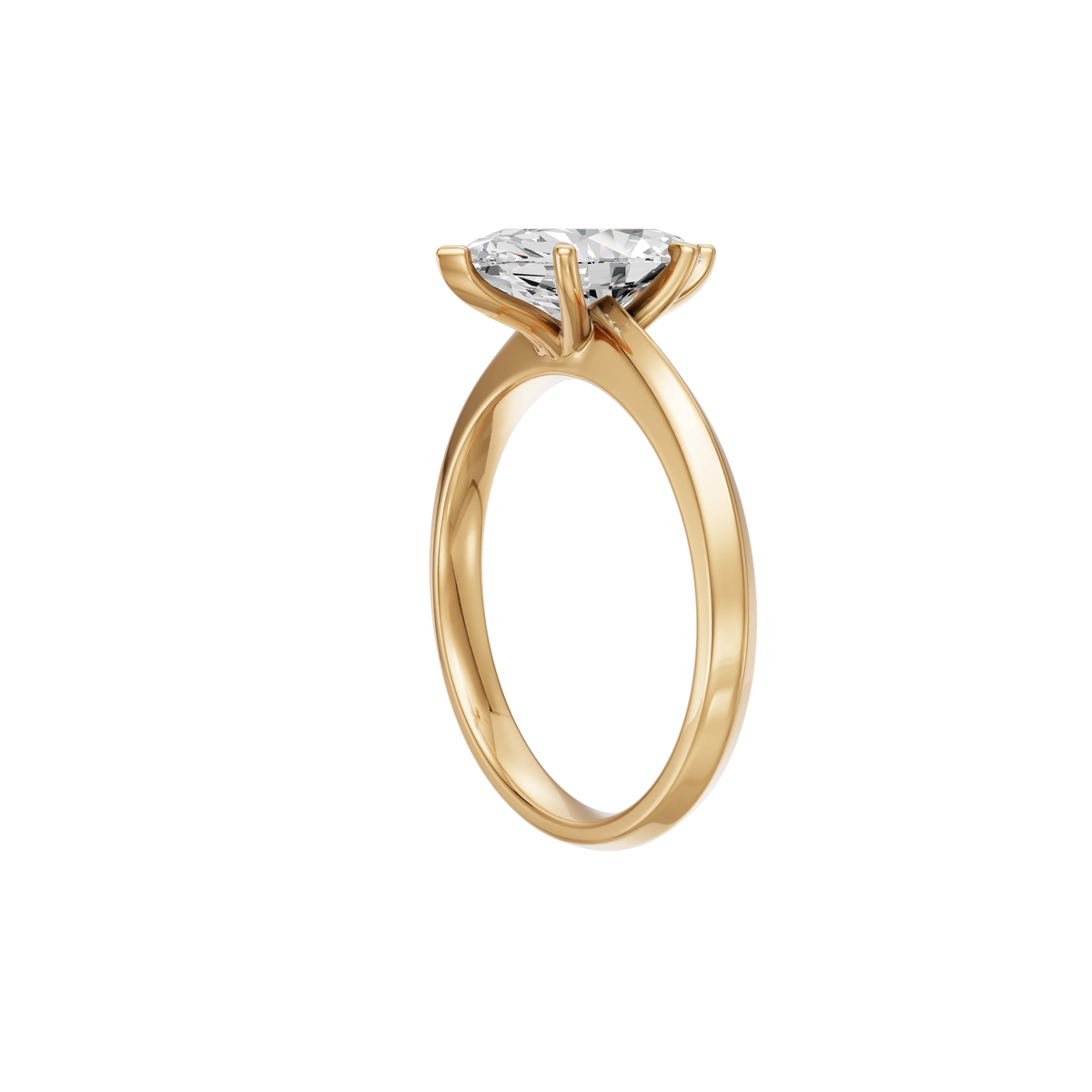 May Diamanten Solitaire Ring Markies - 1ct tot 5ct