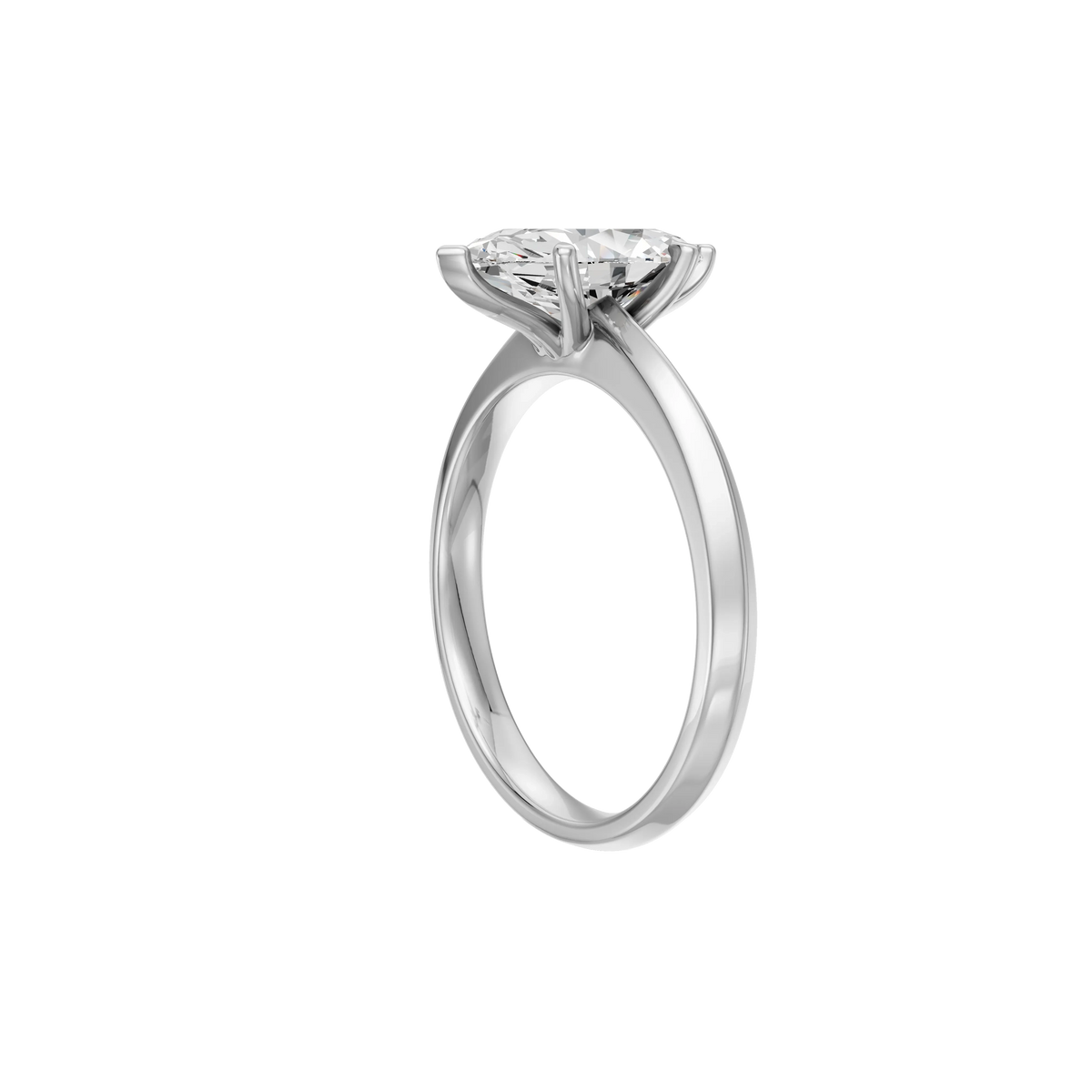 May Diamanten Solitaire Ring Markies - 1ct tot 5ct