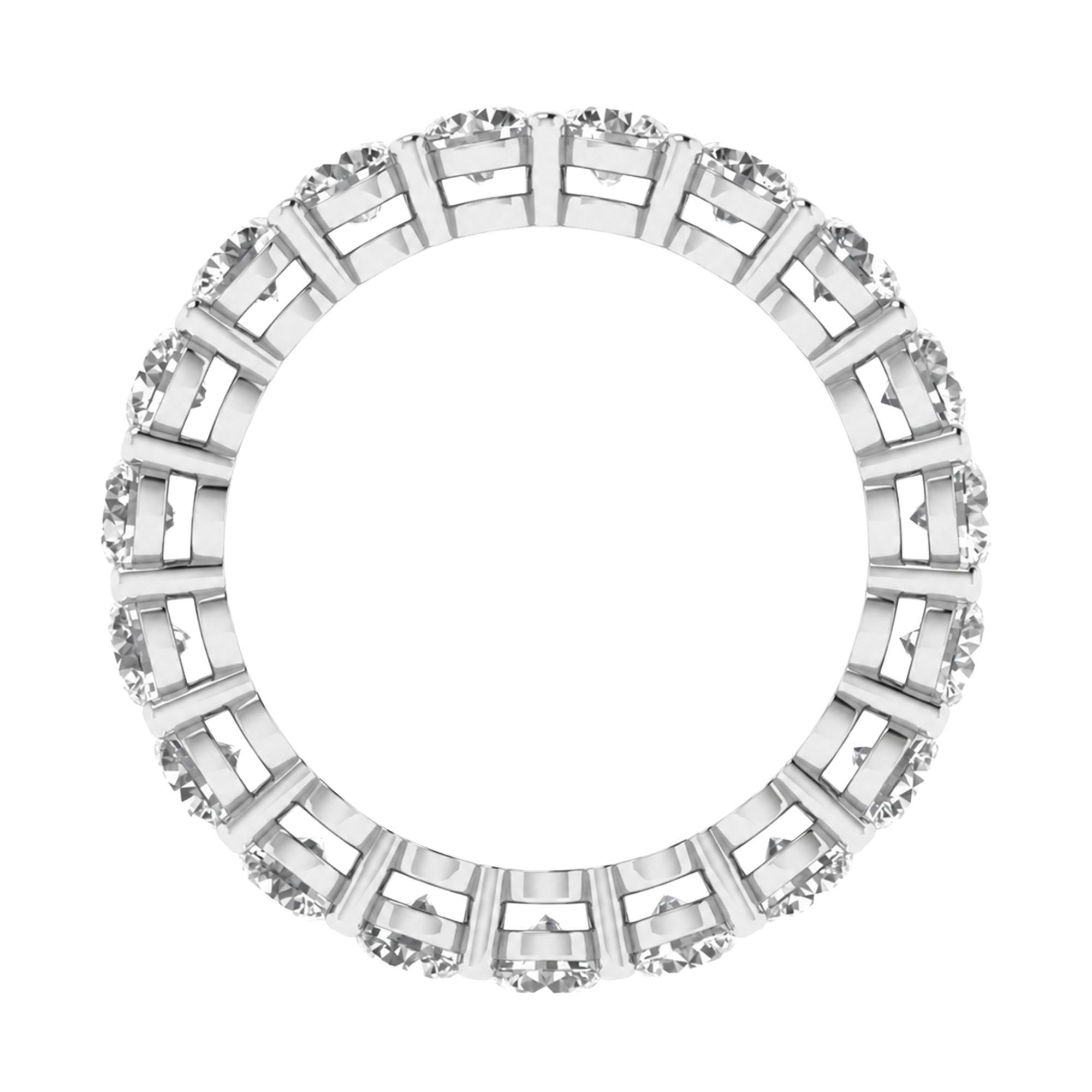 Lena Diamanten Diamanten Eternity Ring Briljant - 2.6ct tot 7ct