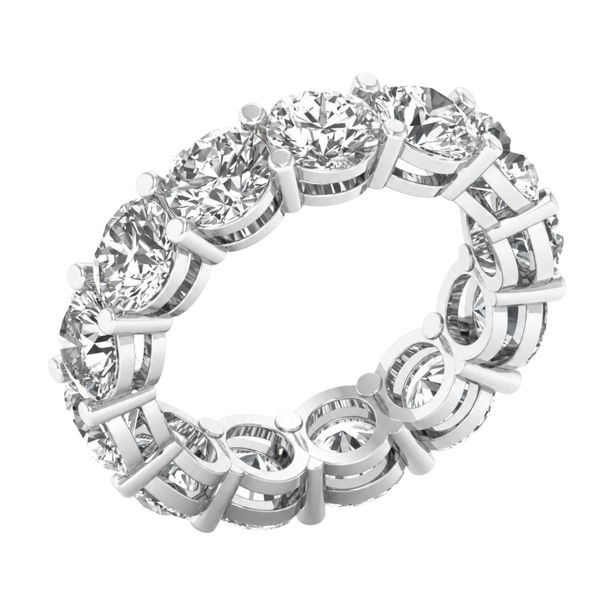 Lena Diamanten Diamanten Eternity Ring Briljant - 2.6ct tot 7ct