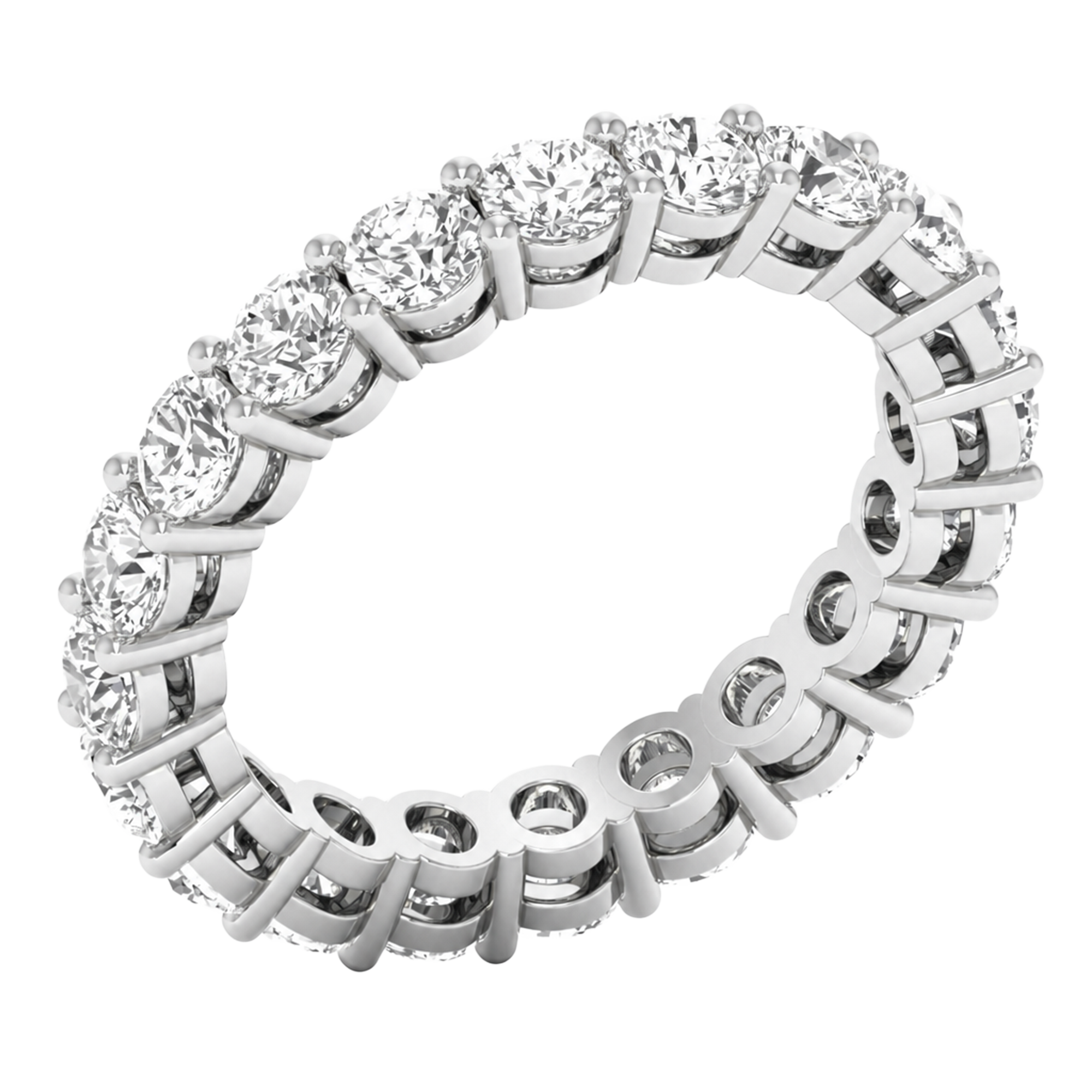 Lena Diamanten Diamanten Eternity Ring Briljant - 2.6ct tot 7ct