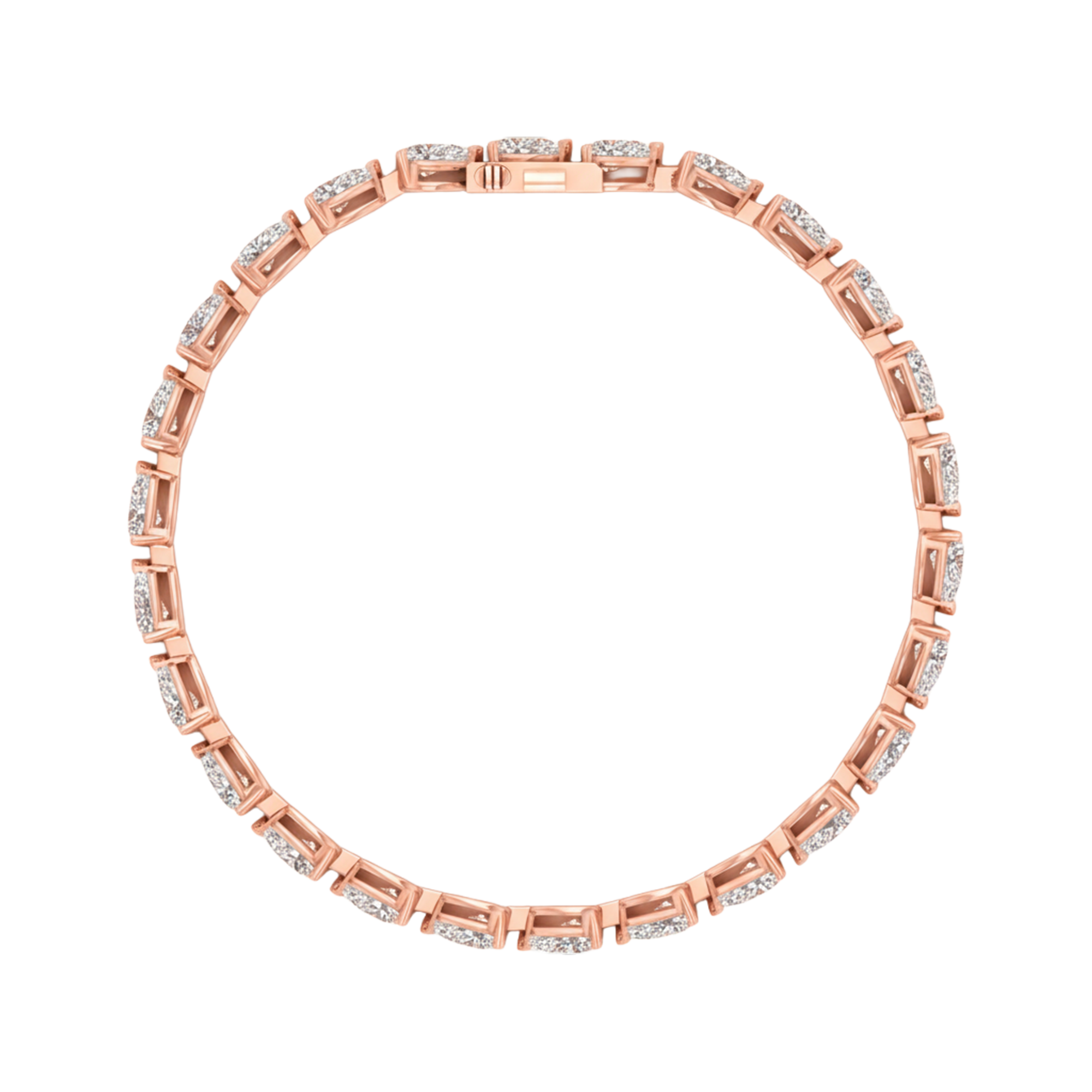 Lilou Diamanten Tennisarmband Peer - 8.9ct