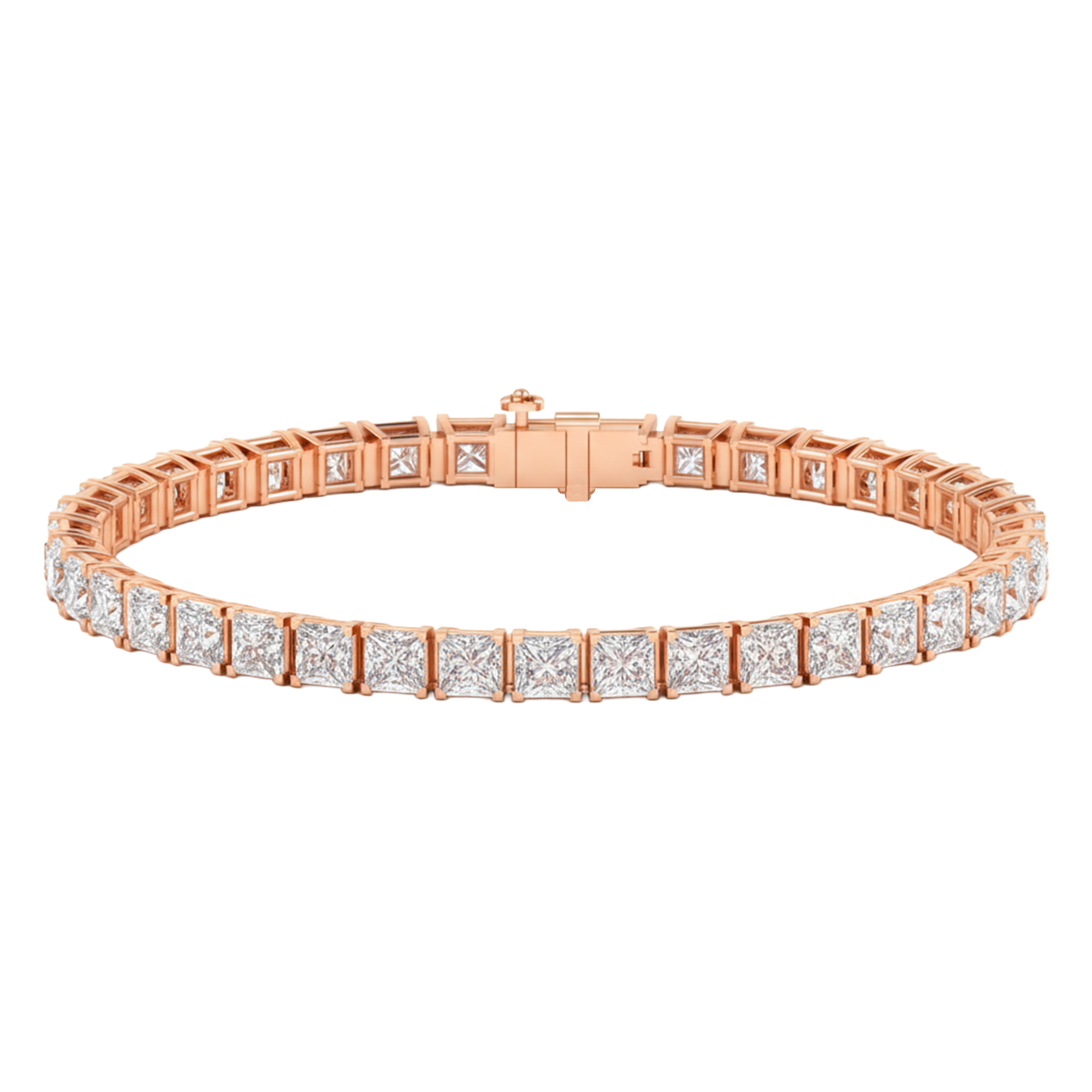 Armband aus 13.09 Karat mit Hauptstein in Prinzessin-Form von 0.33 Karat - 044