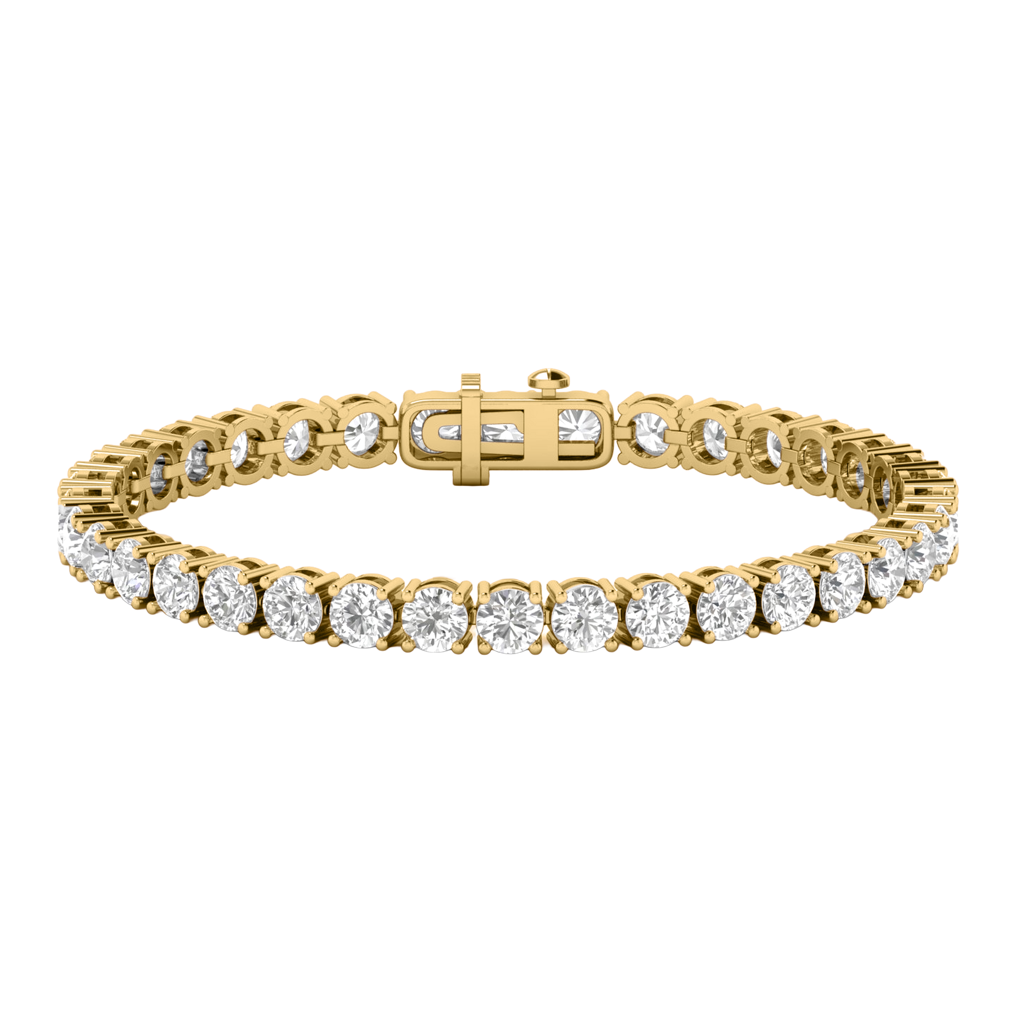 Armband aus 4 Karat mit Hauptstein in runder Form von 0,057971 Karat - 002