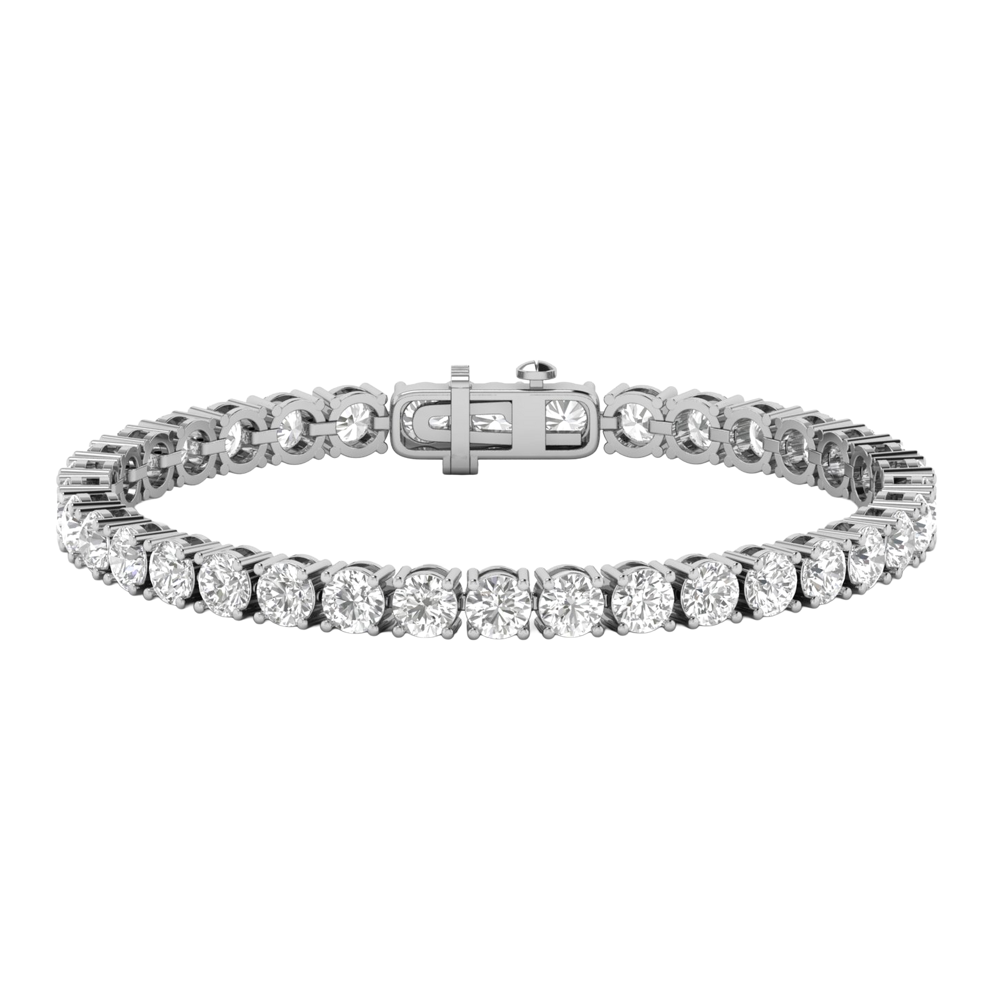 Armband aus 4 Karat mit Hauptstein in runder Form von 0,057971 Karat - 002