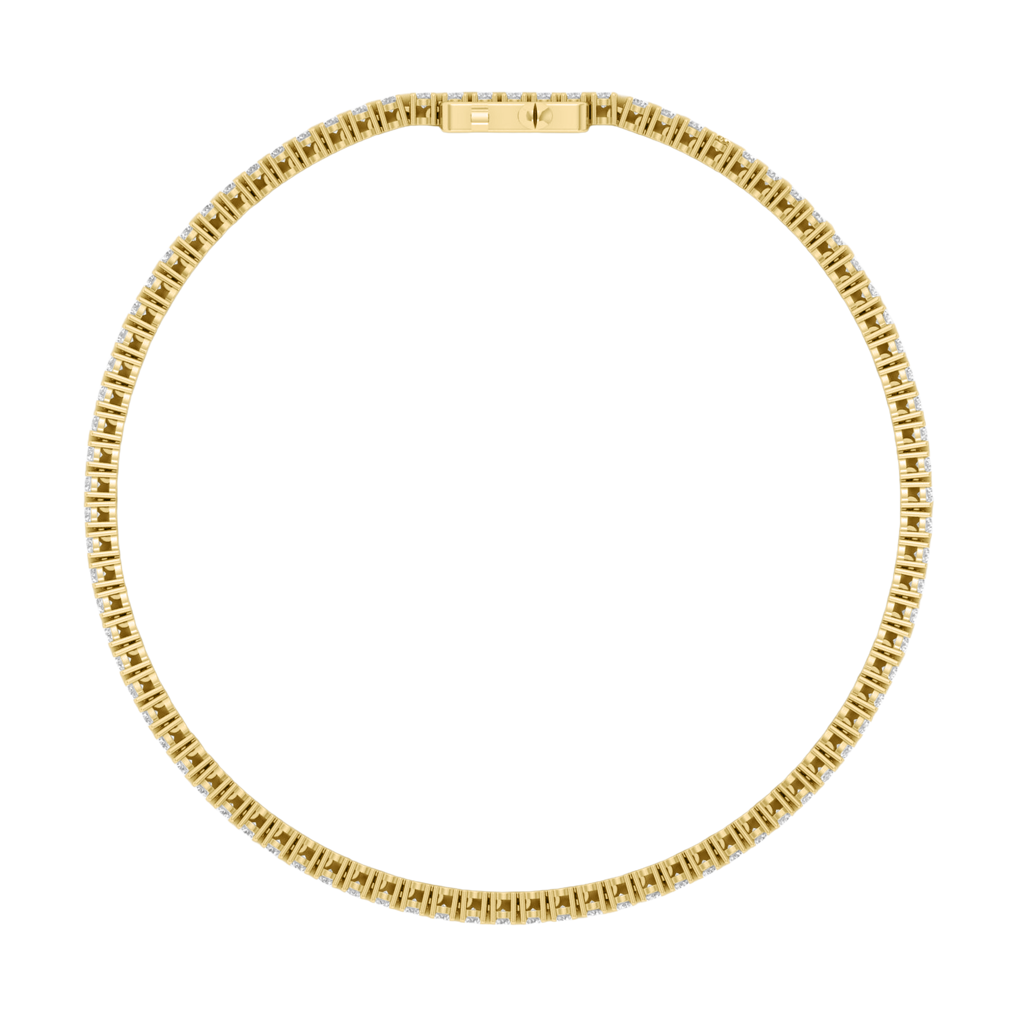 Armband aus 4 Karat mit Hauptstein in runder Form von 0,057971 Karat - 002