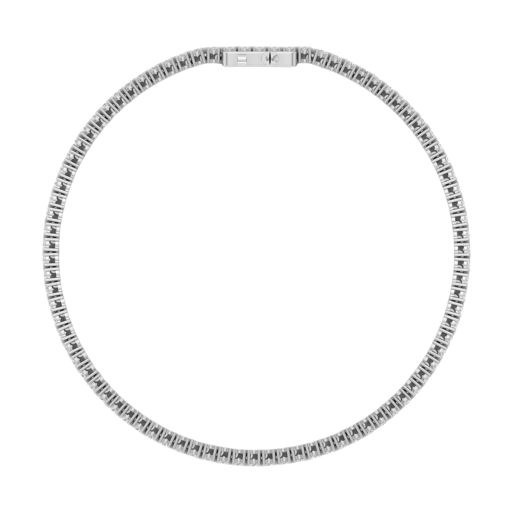 Armband aus 4 Karat mit Hauptstein in runder Form von 0,057971 Karat - 002