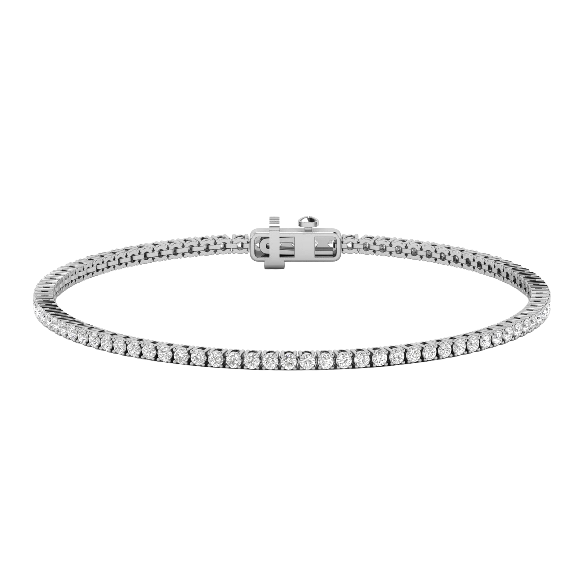 Armband aus 4 Karat mit Hauptstein in runder Form von 0,057971 Karat - 002