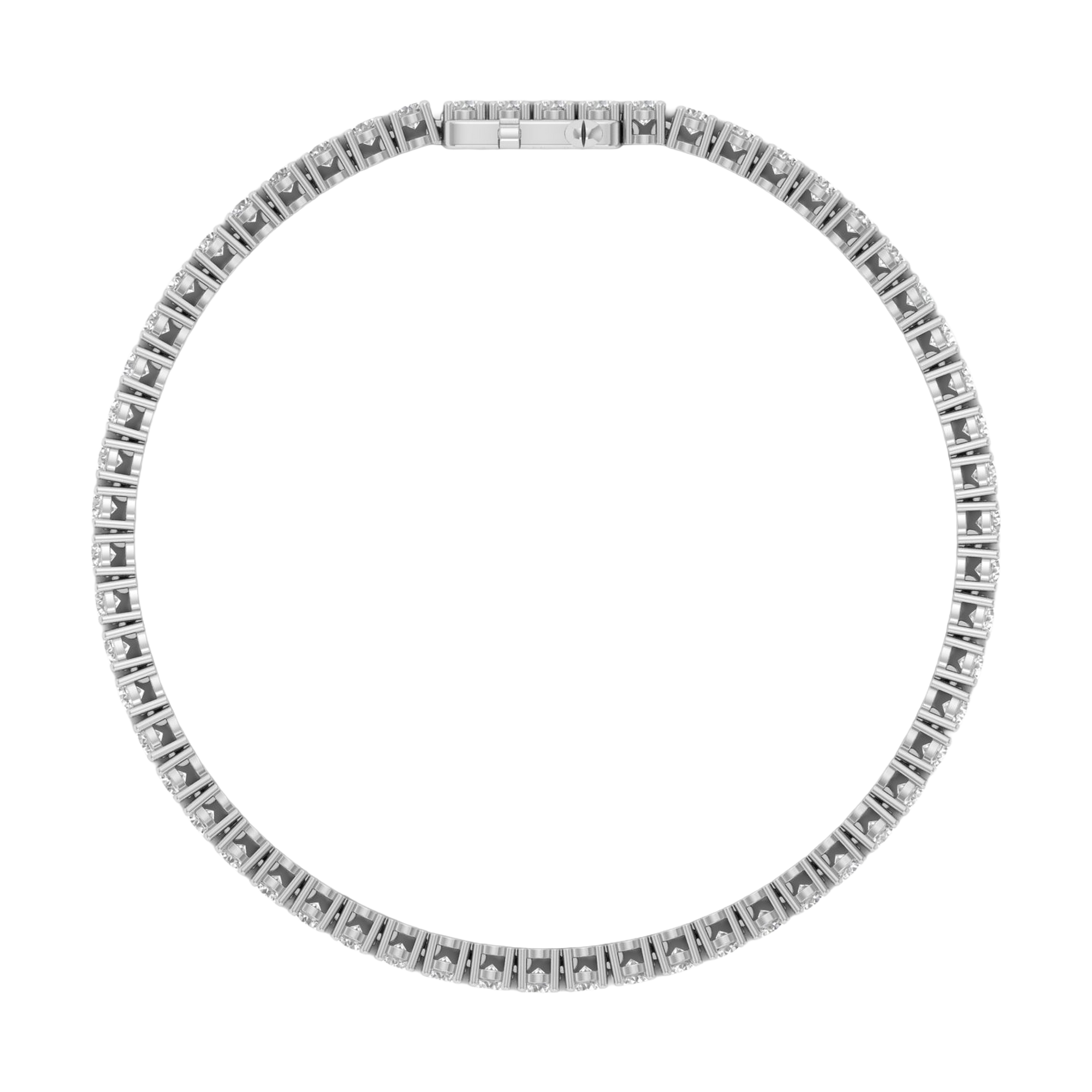 Armband aus 4 Karat mit Hauptstein in runder Form von 0,057971 Karat - 002