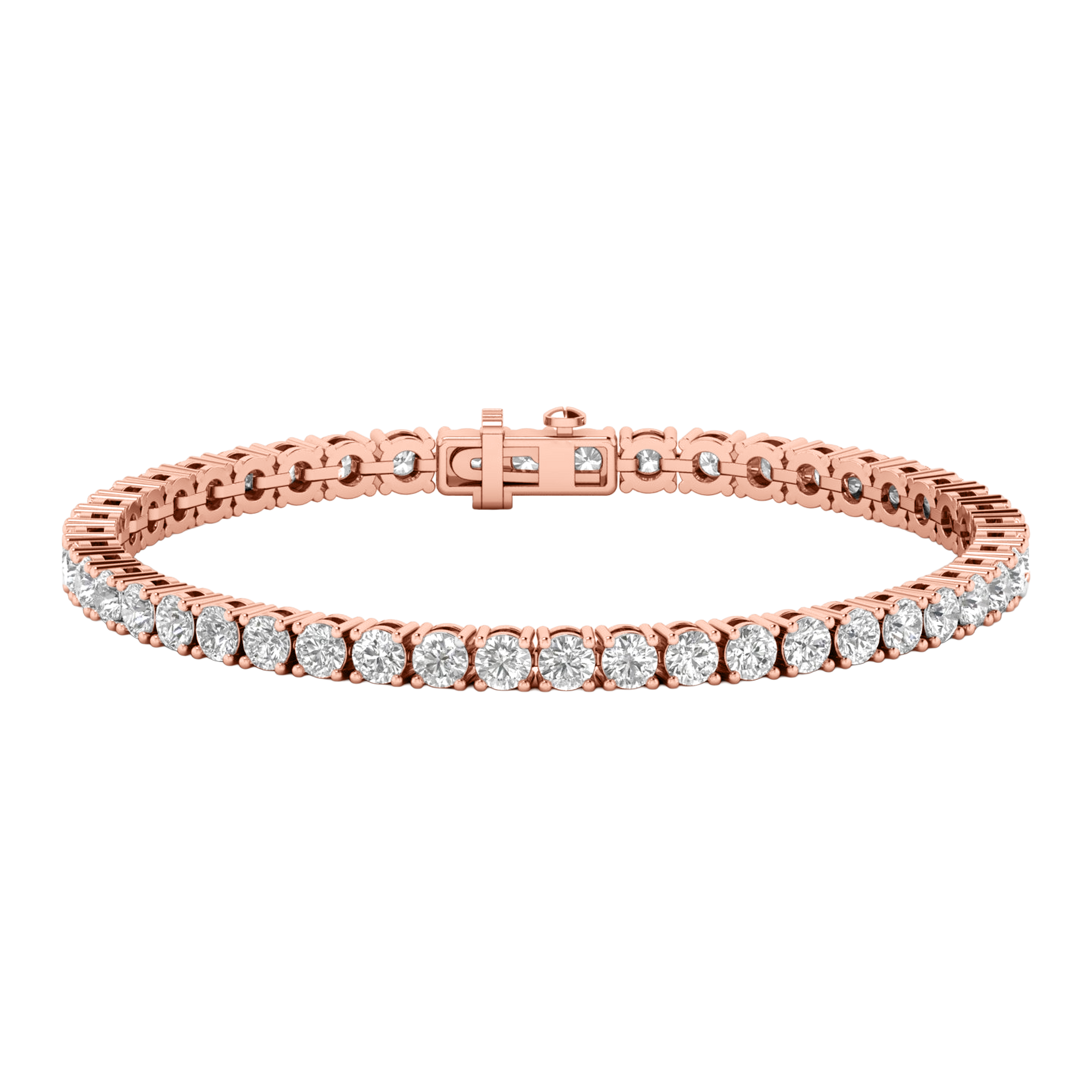 Armband aus 4 Karat mit Hauptstein in runder Form von 0,057971 Karat - 002