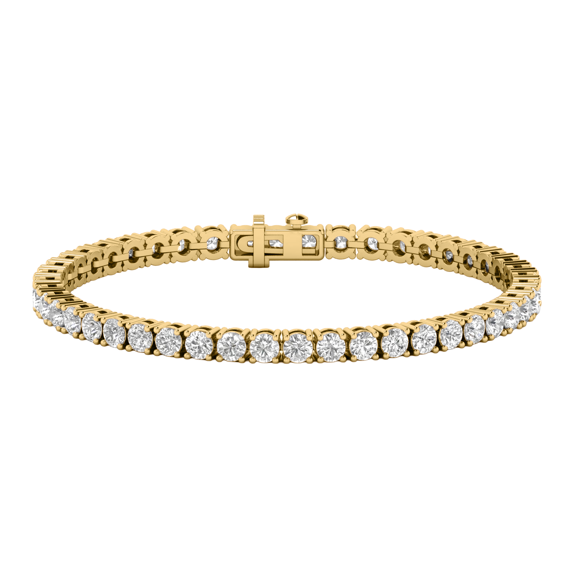 Armband aus 4 Karat mit Hauptstein in runder Form von 0,057971 Karat - 002