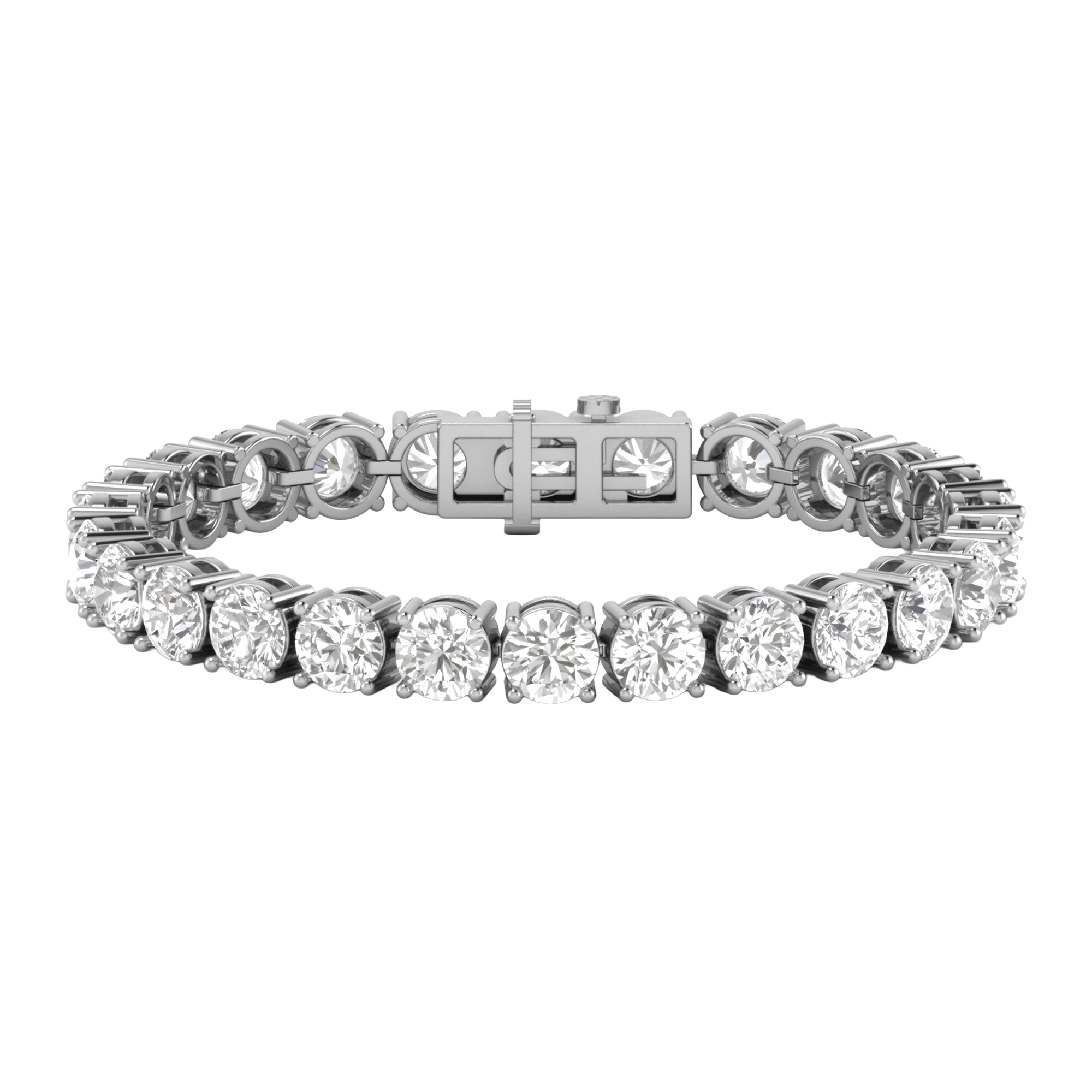 Armband aus 4 Karat mit Hauptstein in runder Form von 0,057971 Karat - 002