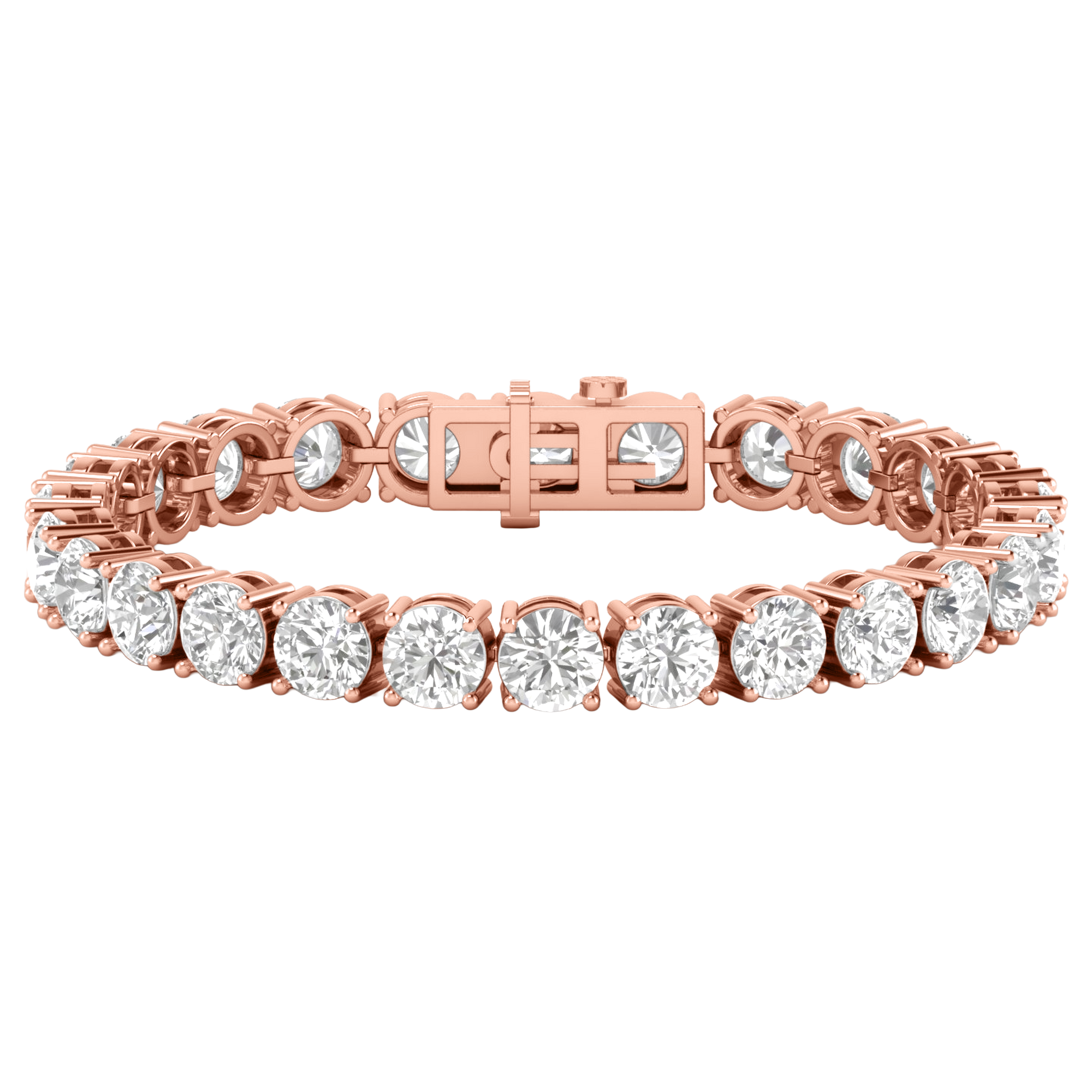 Armband aus 4 Karat mit Hauptstein in runder Form von 0,057971 Karat - 002