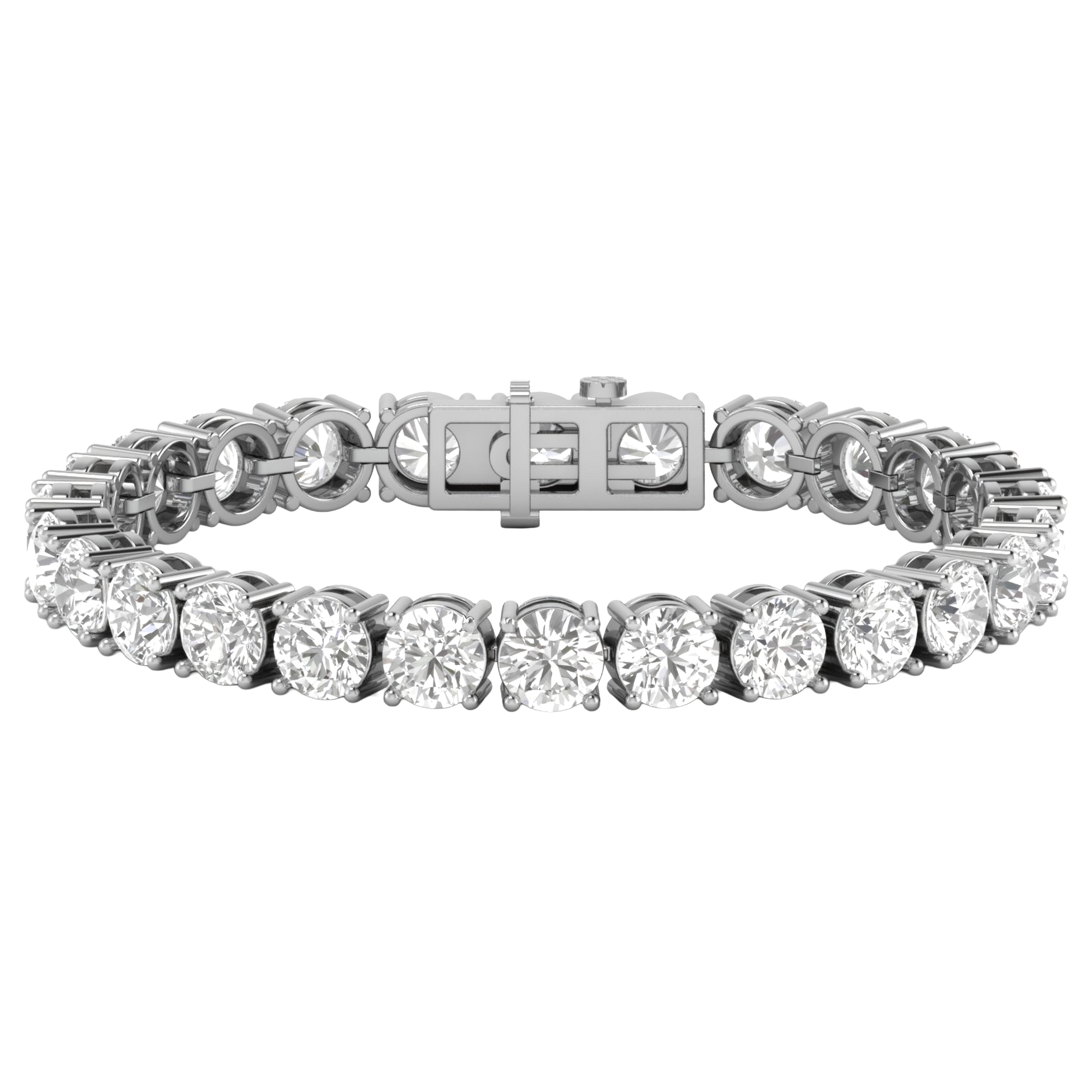 Armband aus 4 Karat mit Hauptstein in runder Form von 0,057971 Karat - 002