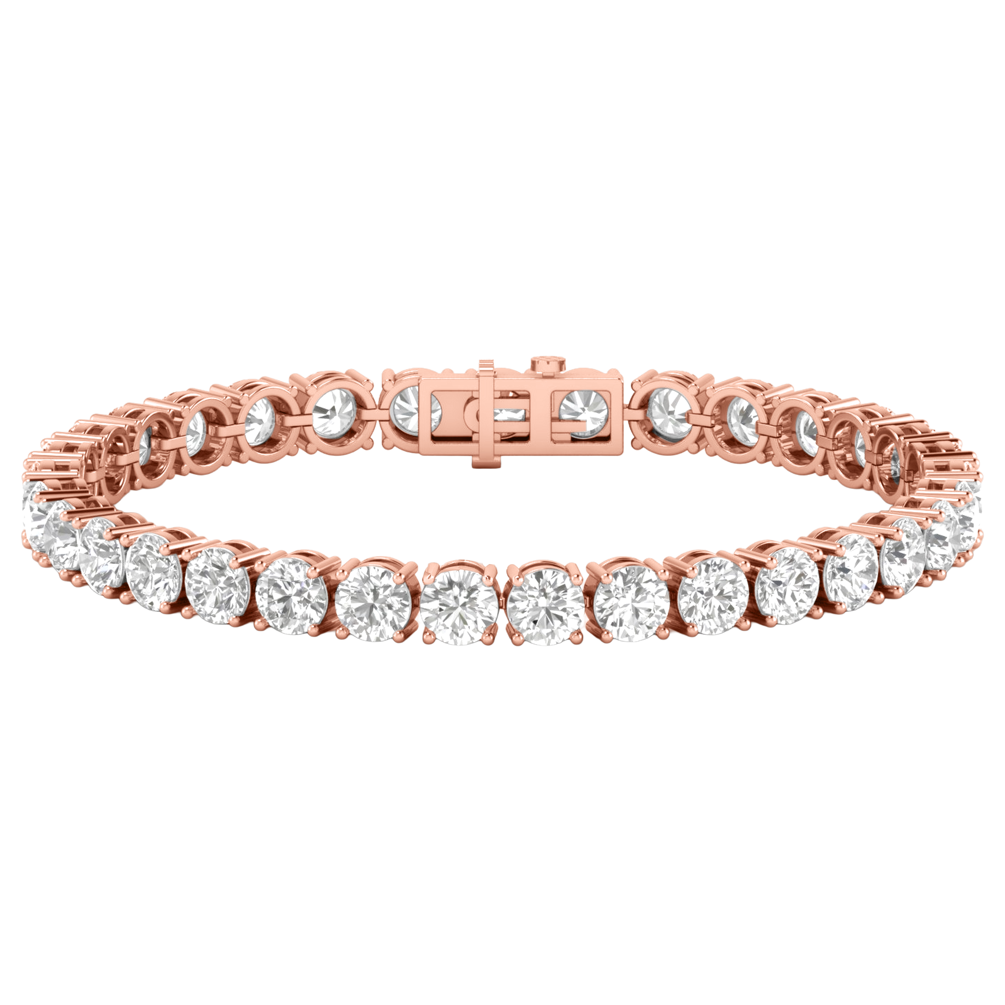 Armband aus 4 Karat mit Hauptstein in runder Form von 0,057971 Karat - 002