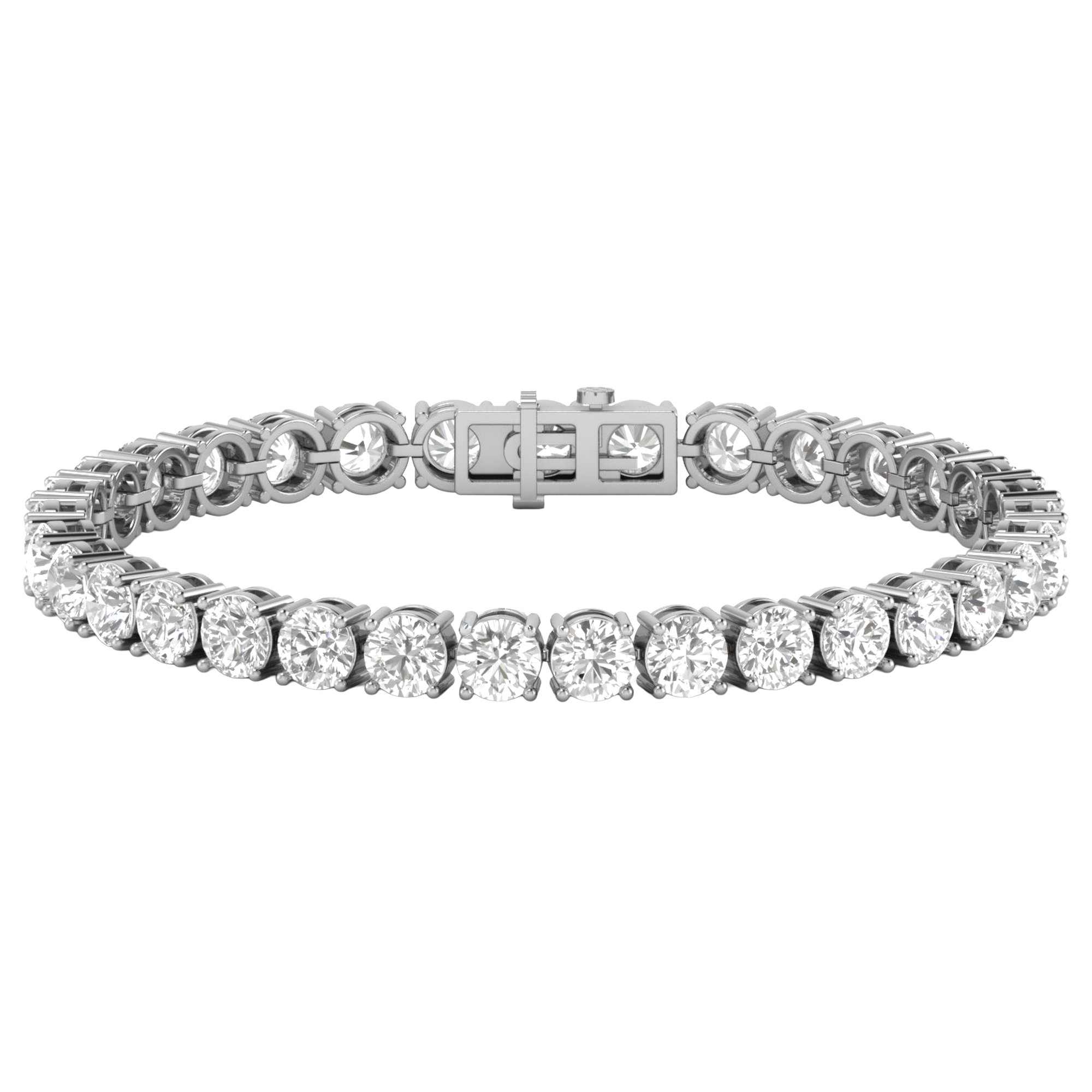 Armband aus 4 Karat mit Hauptstein in runder Form von 0,057971 Karat - 002
