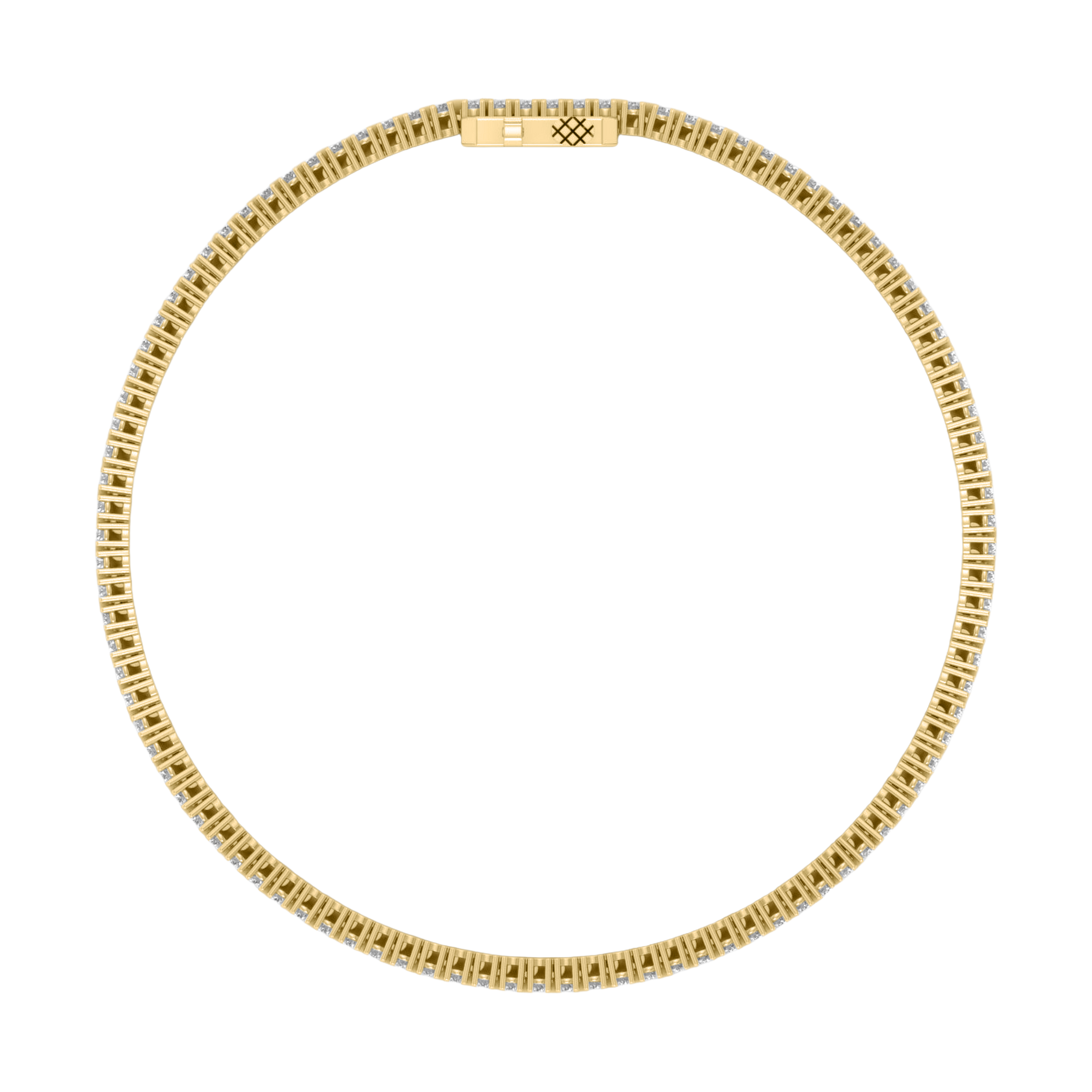 Armband aus 4 Karat mit Hauptstein in runder Form von 0,057971 Karat - 002