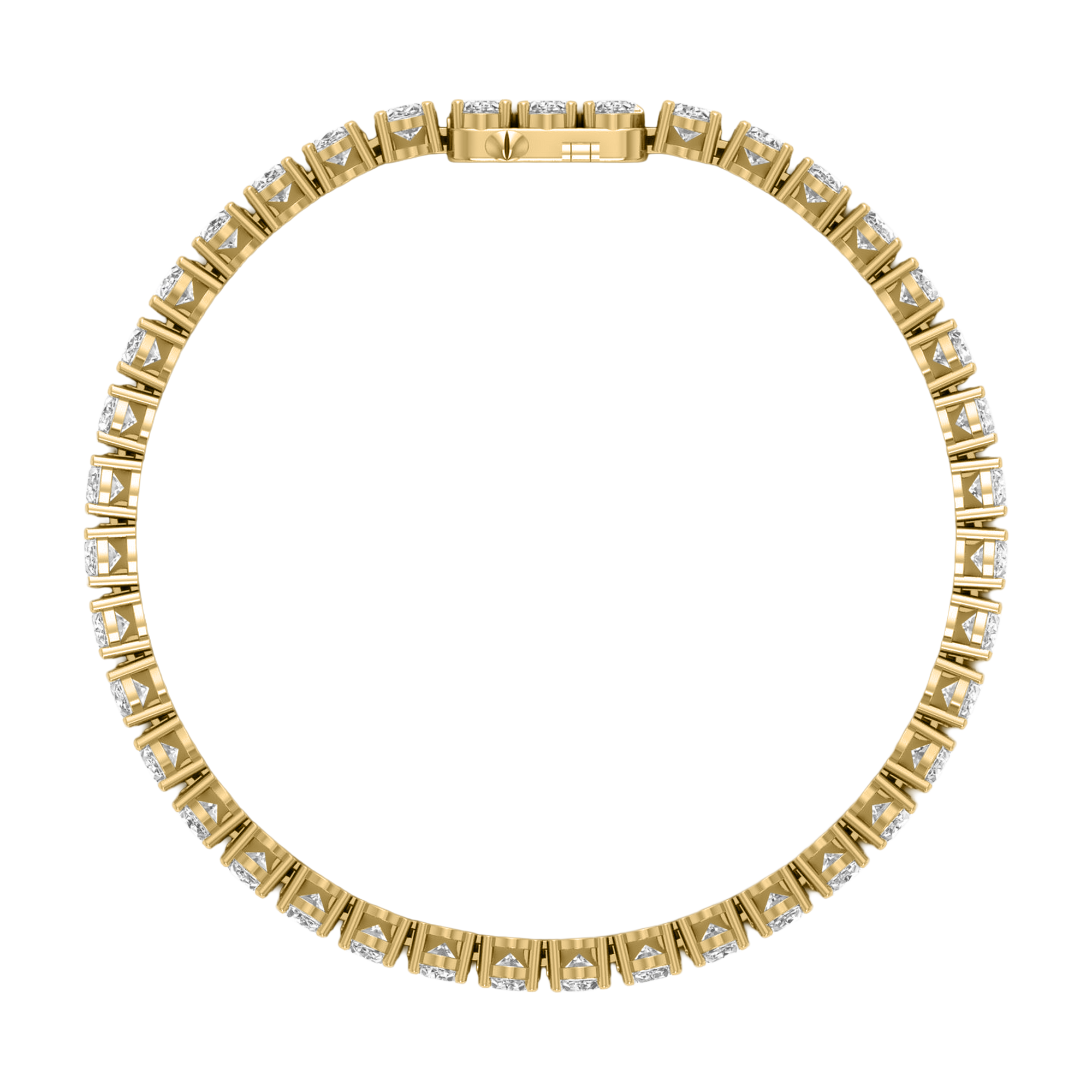 Lizzy Diamond Tennis Bracelet Oval - 5ct to 15ct
