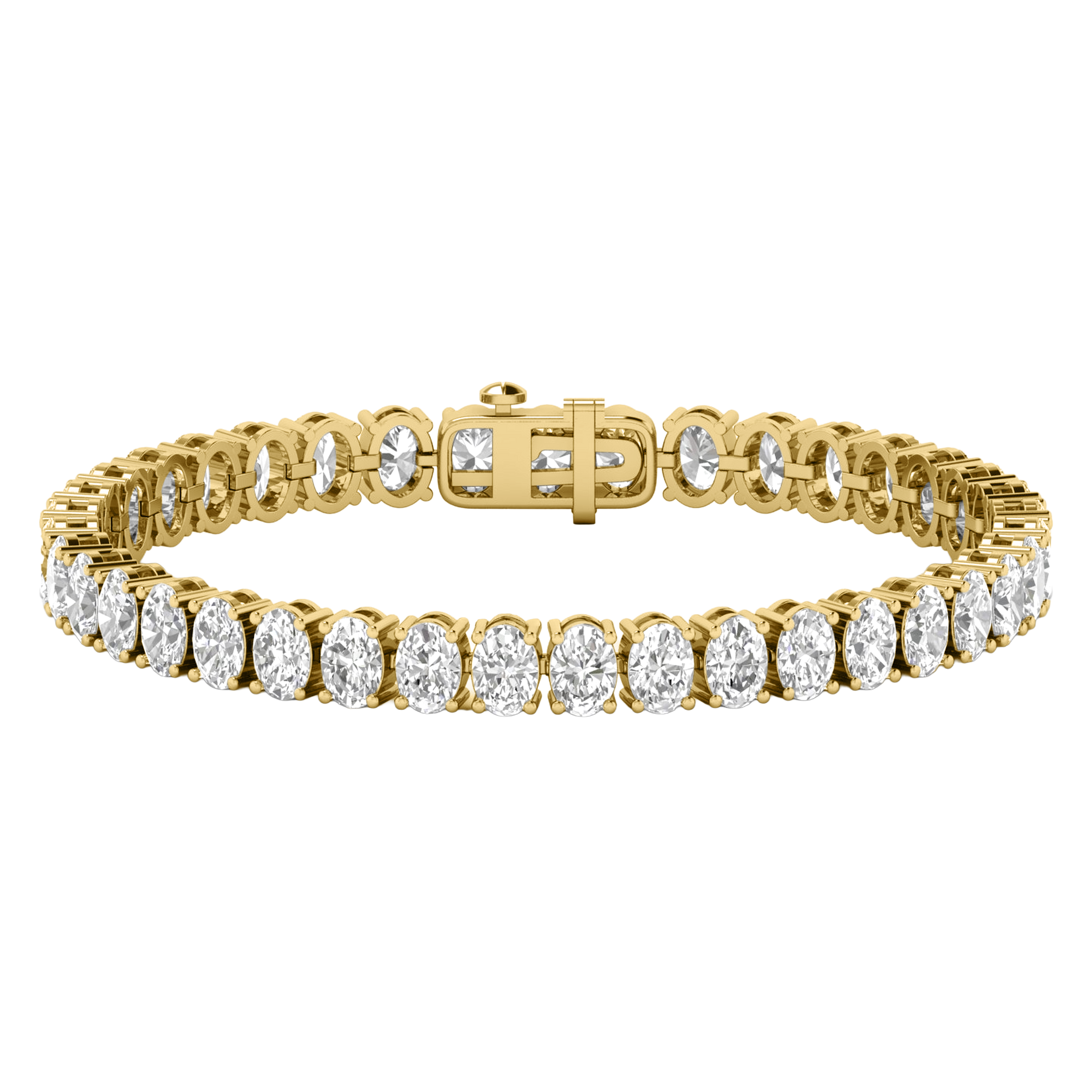 Lizzy Diamond Tennis Bracelet Oval - 5ct to 15ct