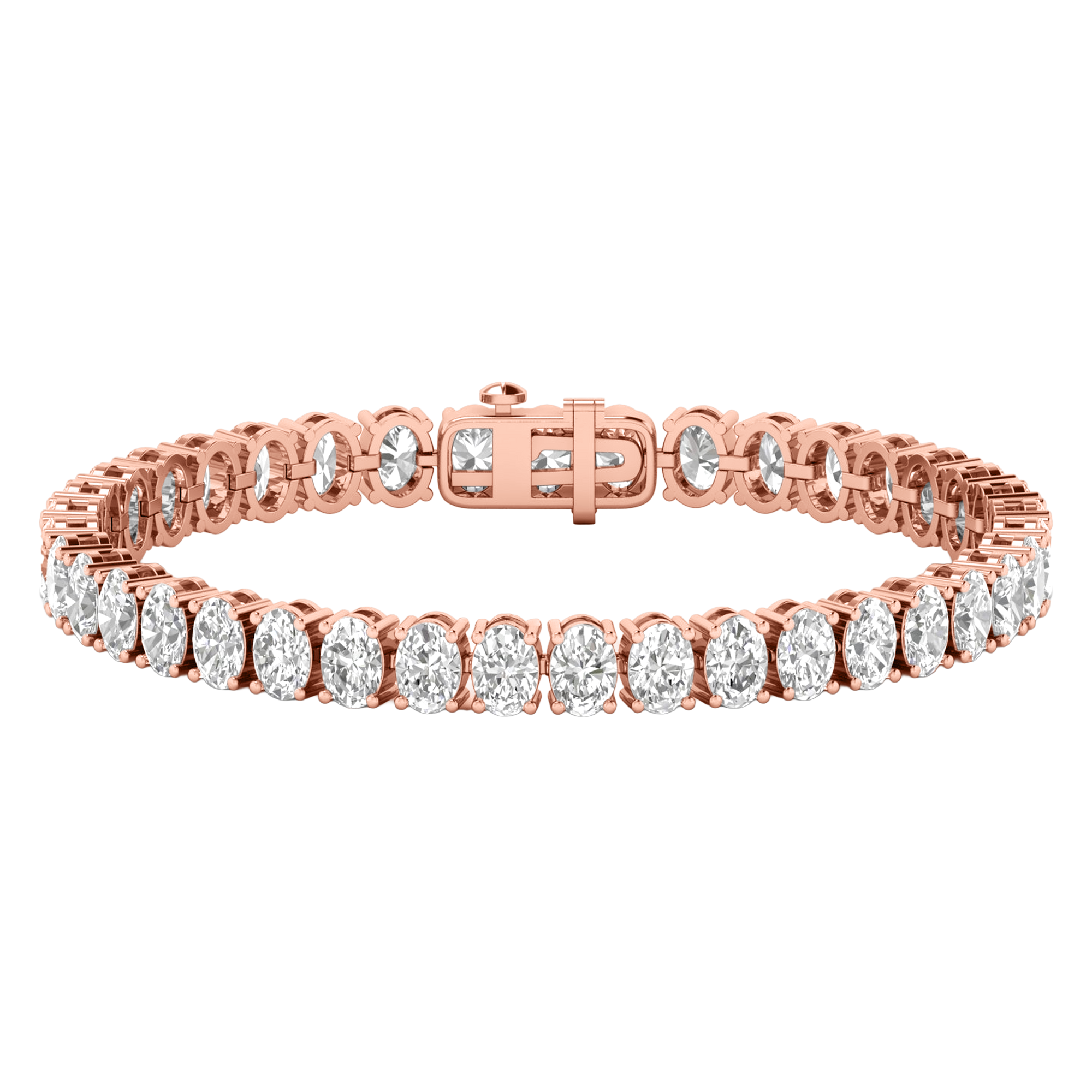 Lizzy Diamond Tennis Bracelet Oval - 5ct to 15ct