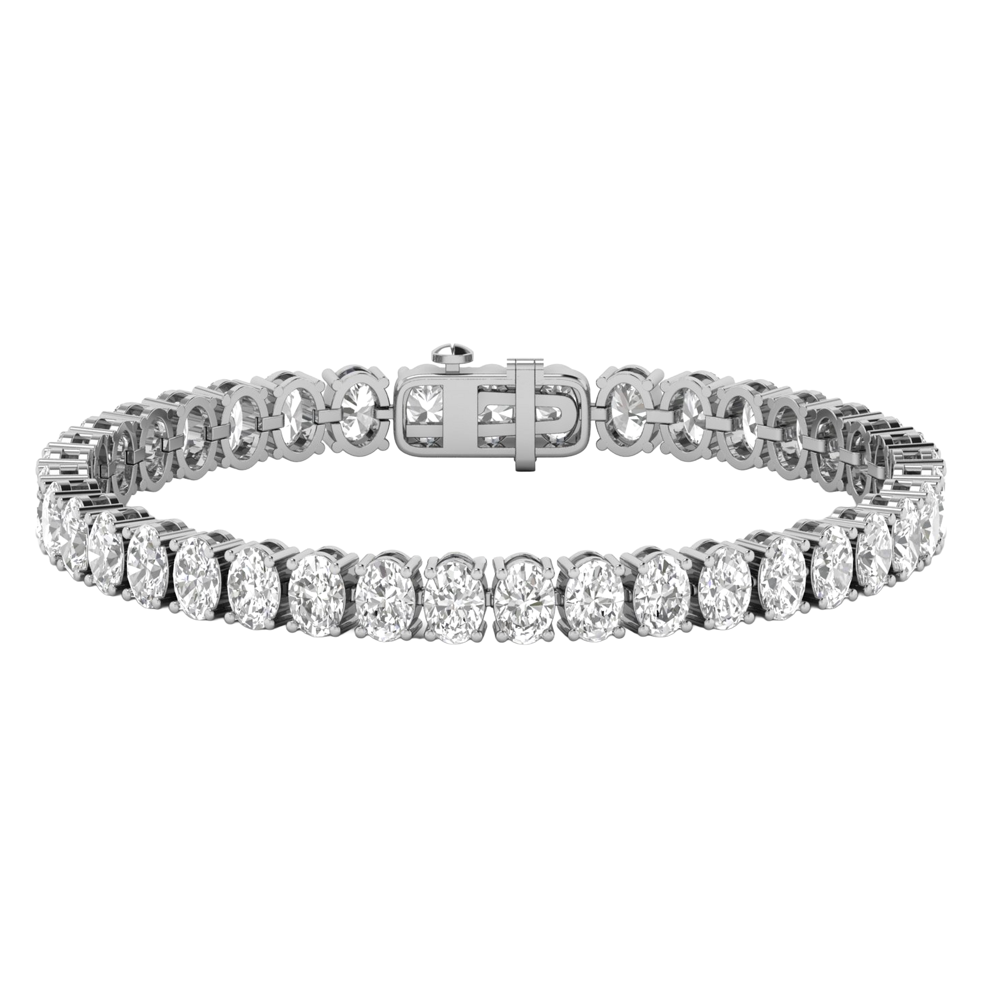 Lizzy Diamond Tennis Bracelet Oval - 5ct to 15ct