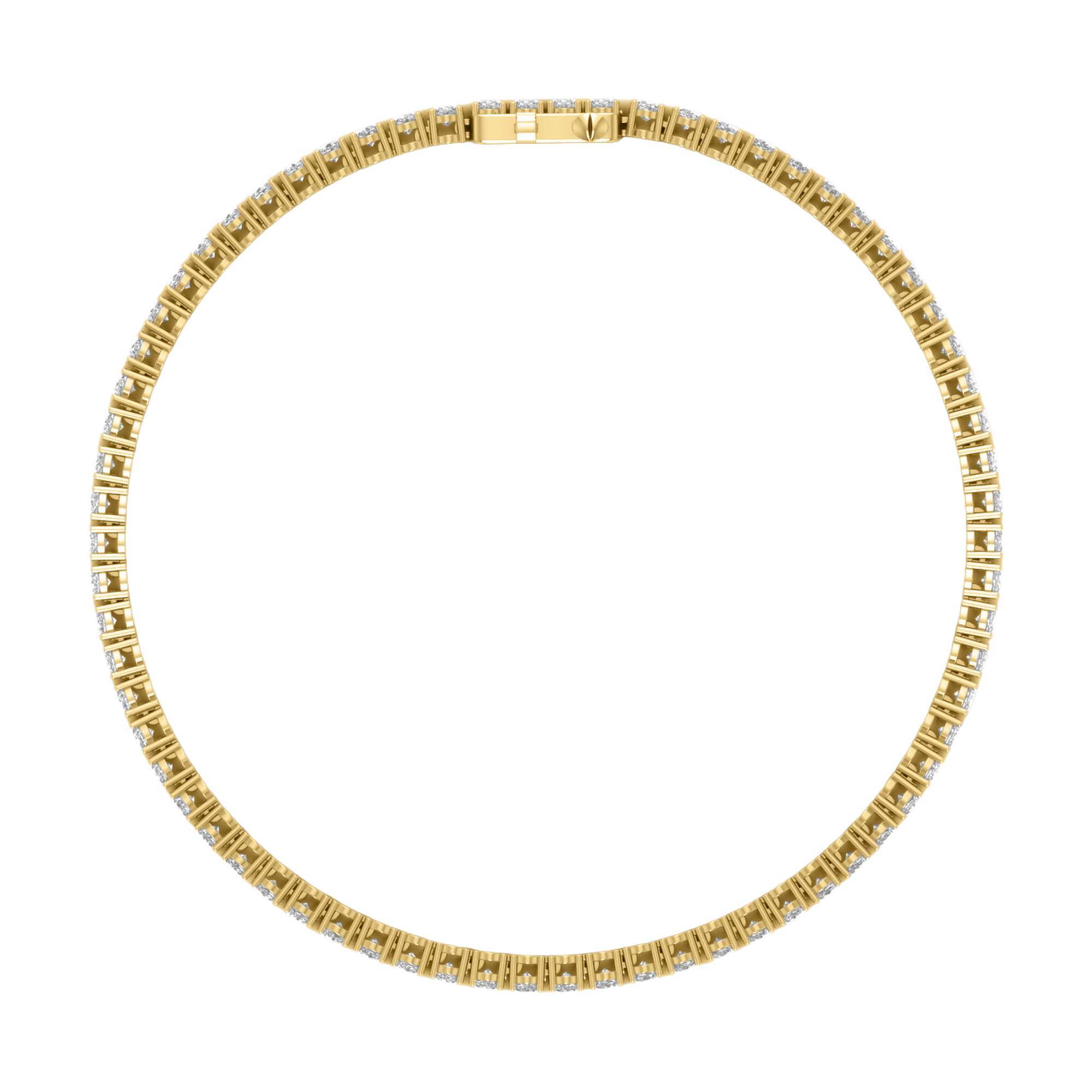 Lizzy Diamond Tennis Bracelet Oval - 5ct to 15ct