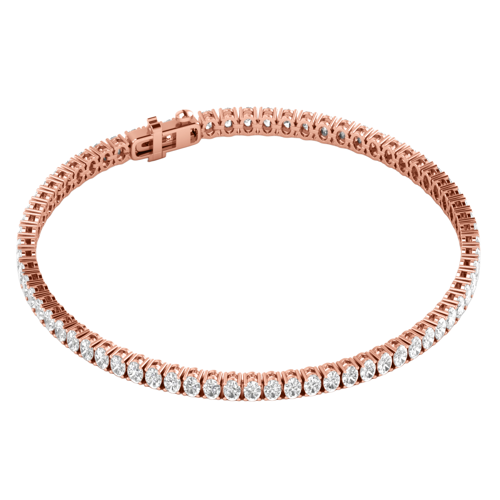 Lizzy Diamond Tennis Bracelet Oval - 5ct to 15ct