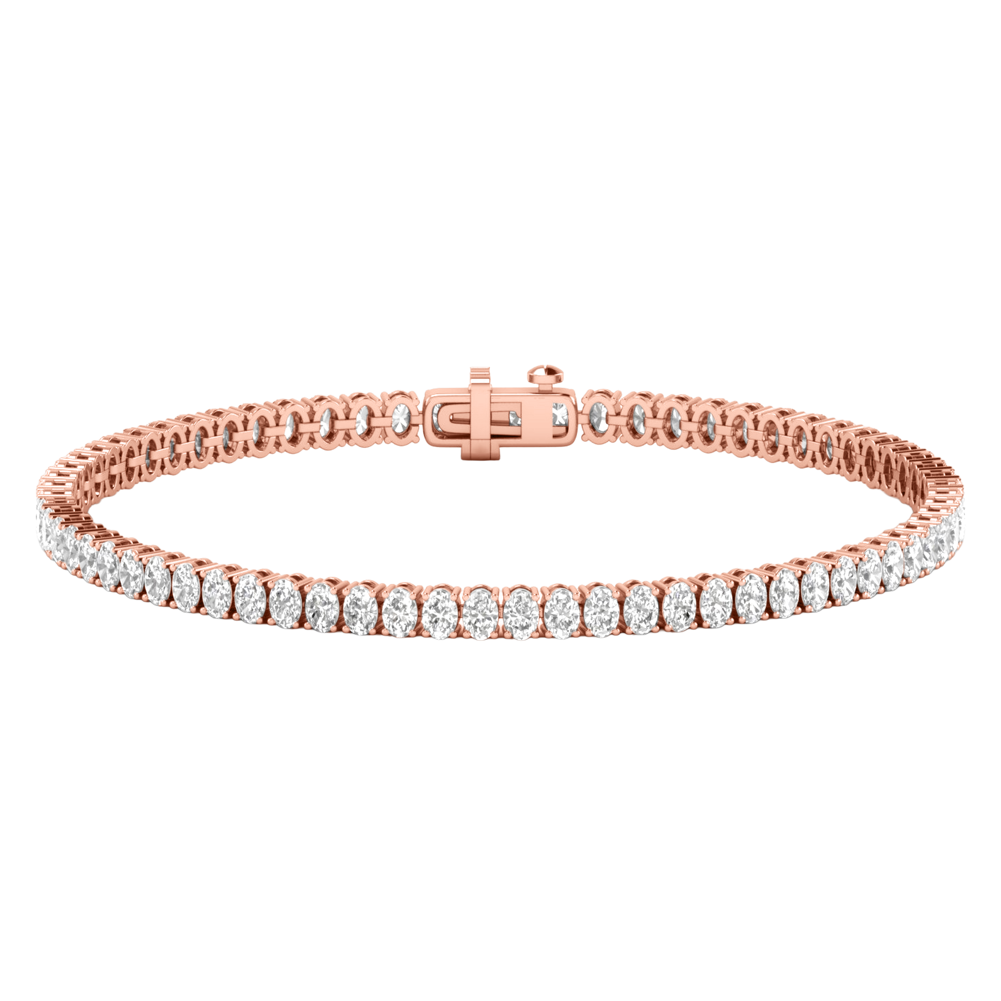 Lizzy Diamond Tennis Bracelet Oval - 5ct to 15ct