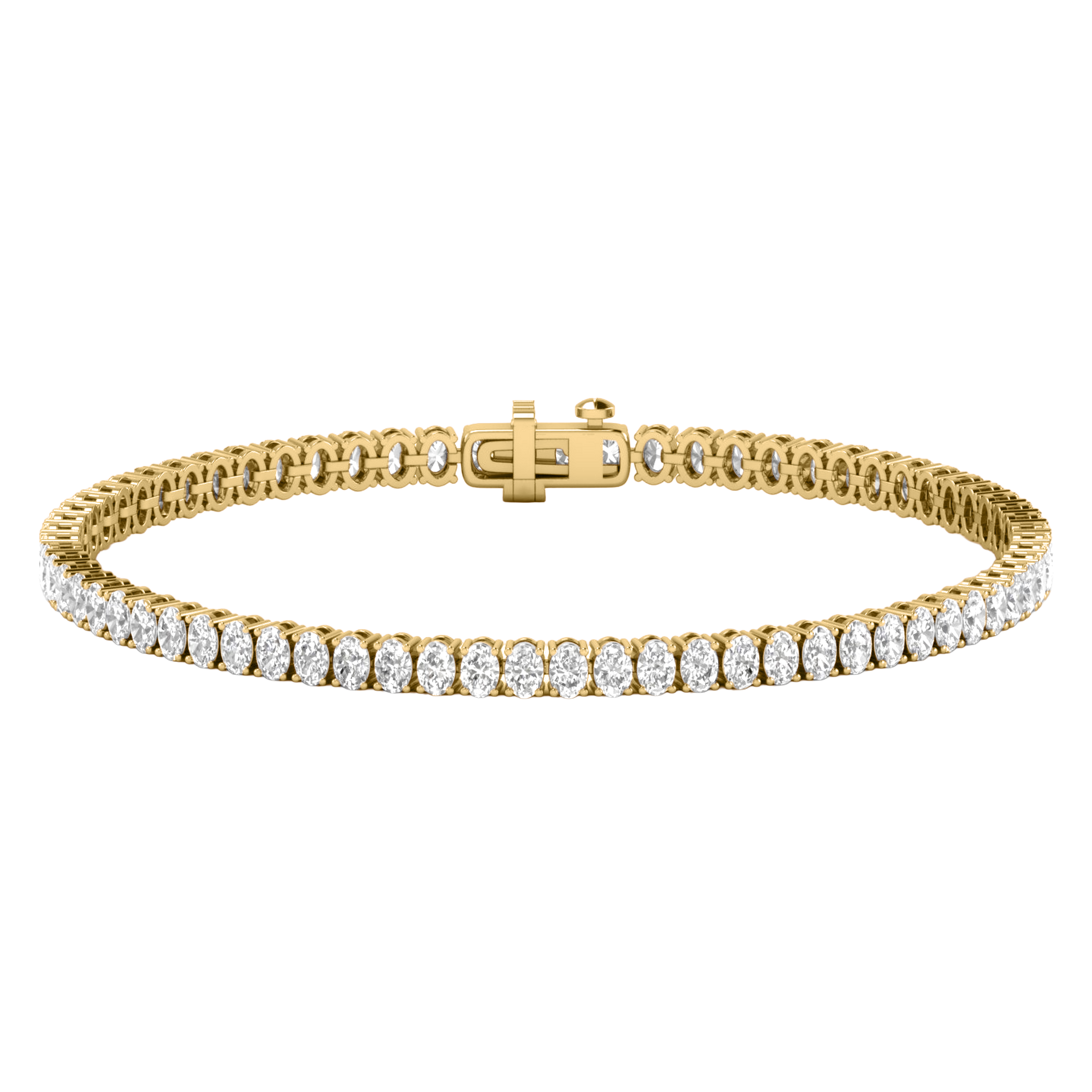 Lizzy Diamond Tennis Bracelet Oval - 5ct to 15ct