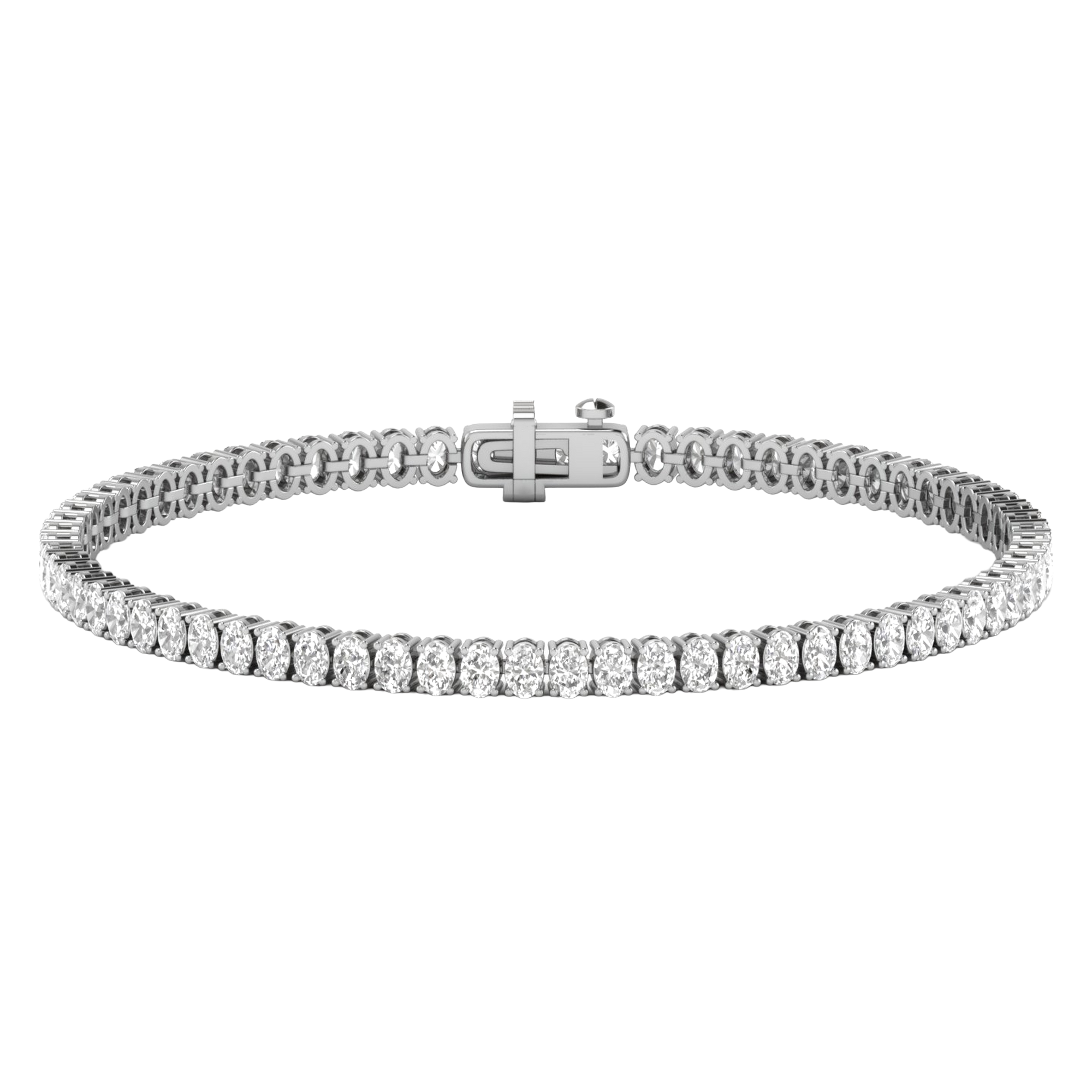 Lizzy Diamond Tennis Bracelet Oval - 5ct to 15ct