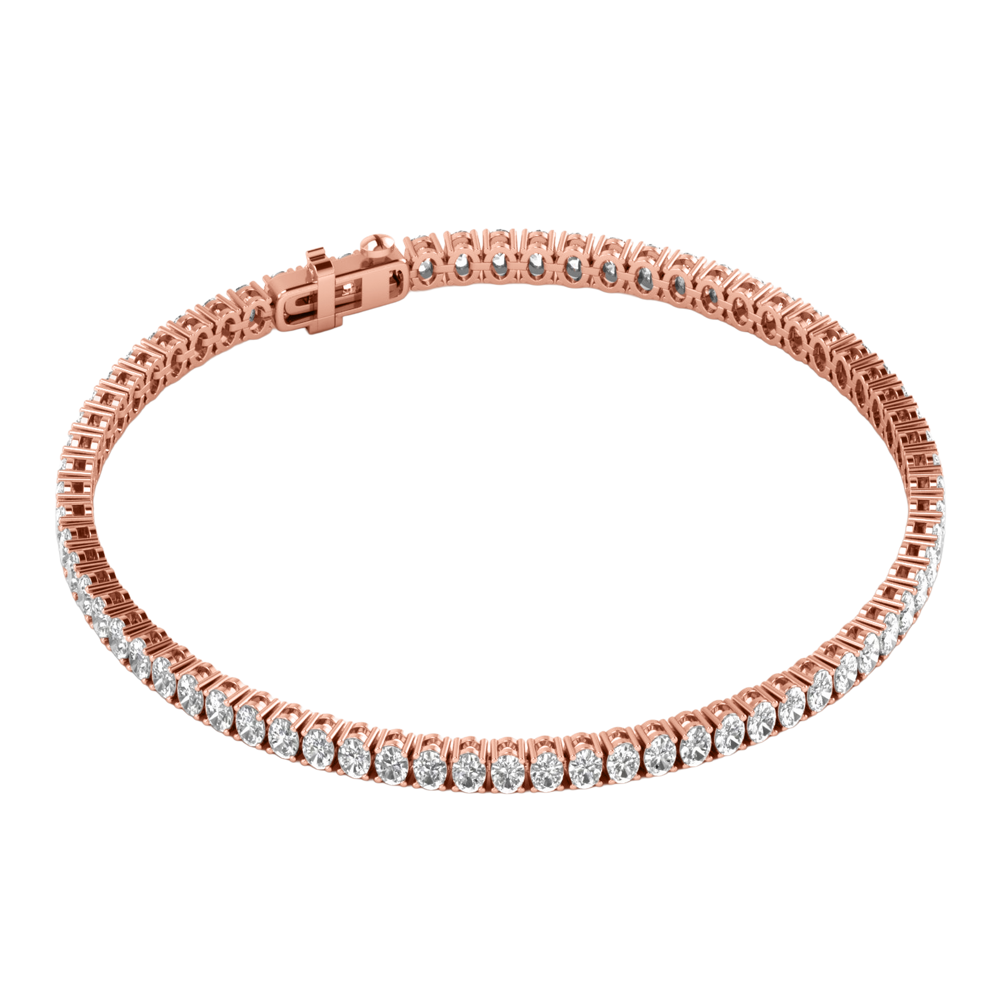 Lizzy Diamond Tennis Bracelet Oval - 5ct to 15ct