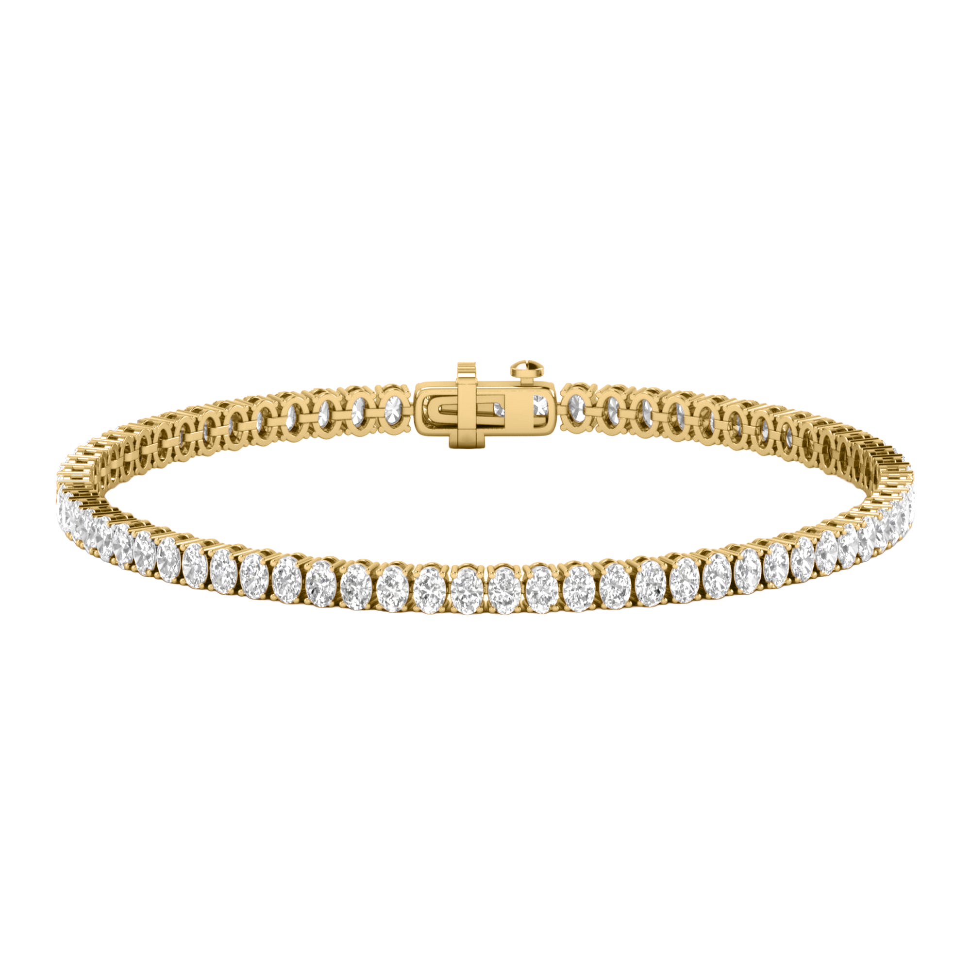 Lizzy Diamond Tennis Bracelet Oval - 5ct to 15ct