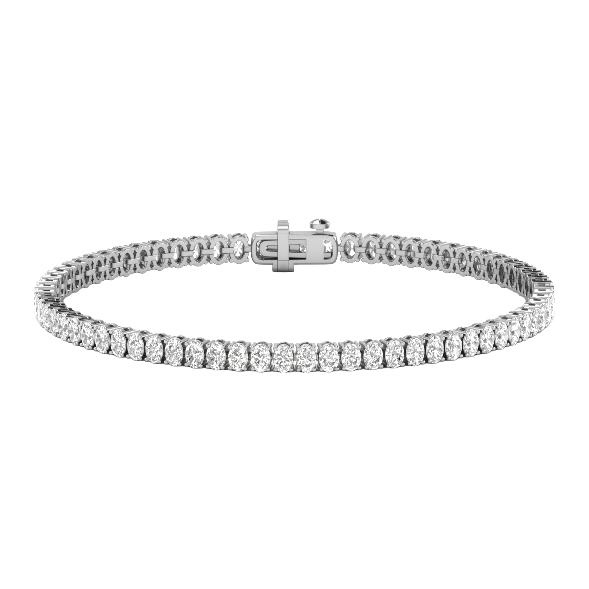 Lizzy Diamond Tennis Bracelet Oval - 5ct to 15ct
