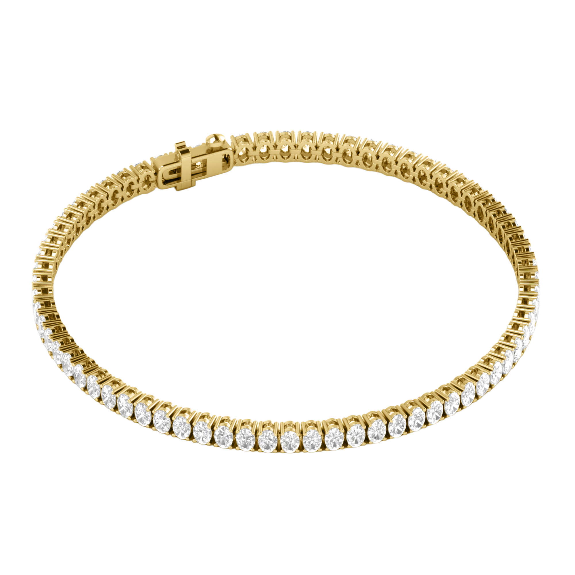 Lizzy Diamond Tennis Bracelet Oval - 5ct to 15ct
