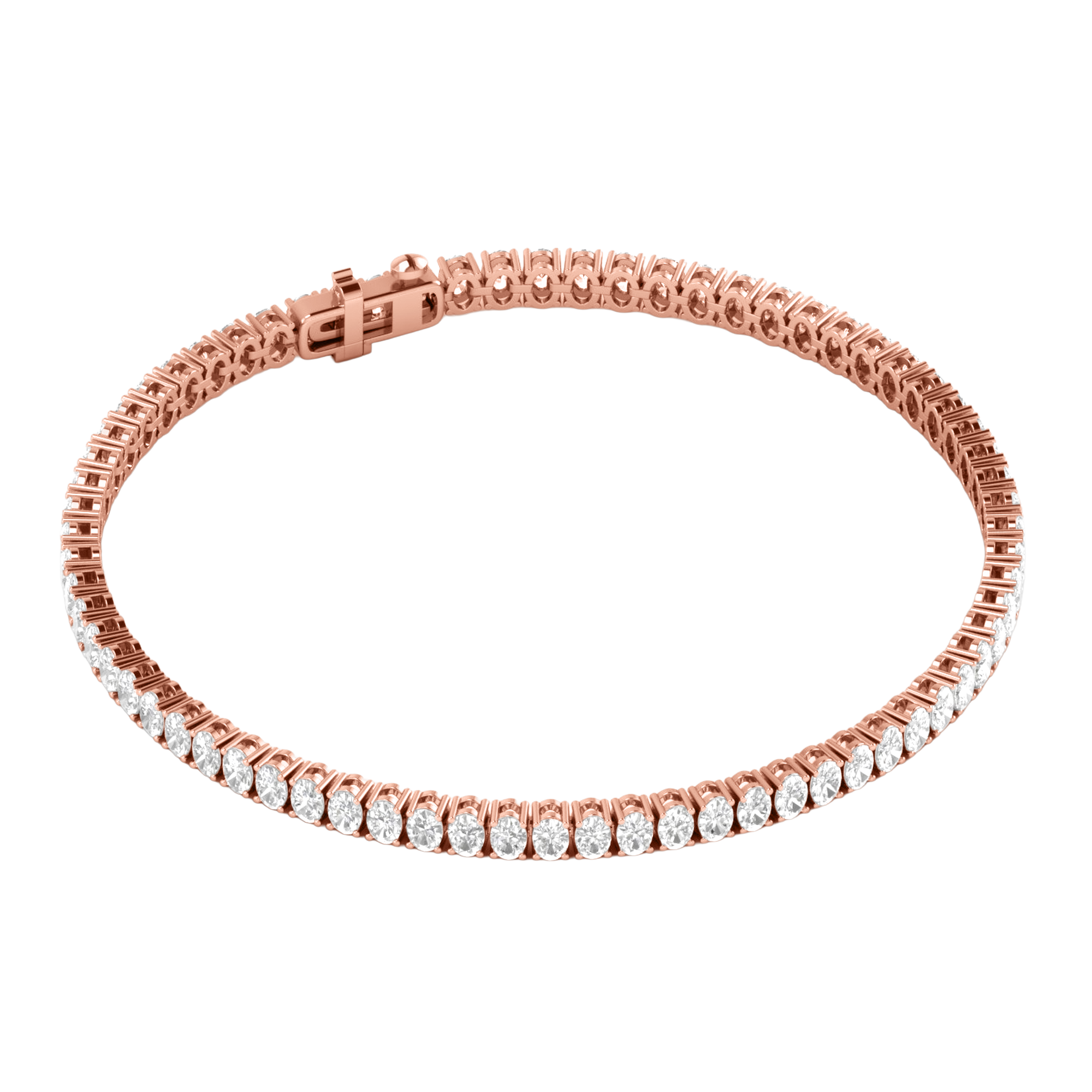 Lizzy Diamond Tennis Bracelet Oval - 5ct to 15ct