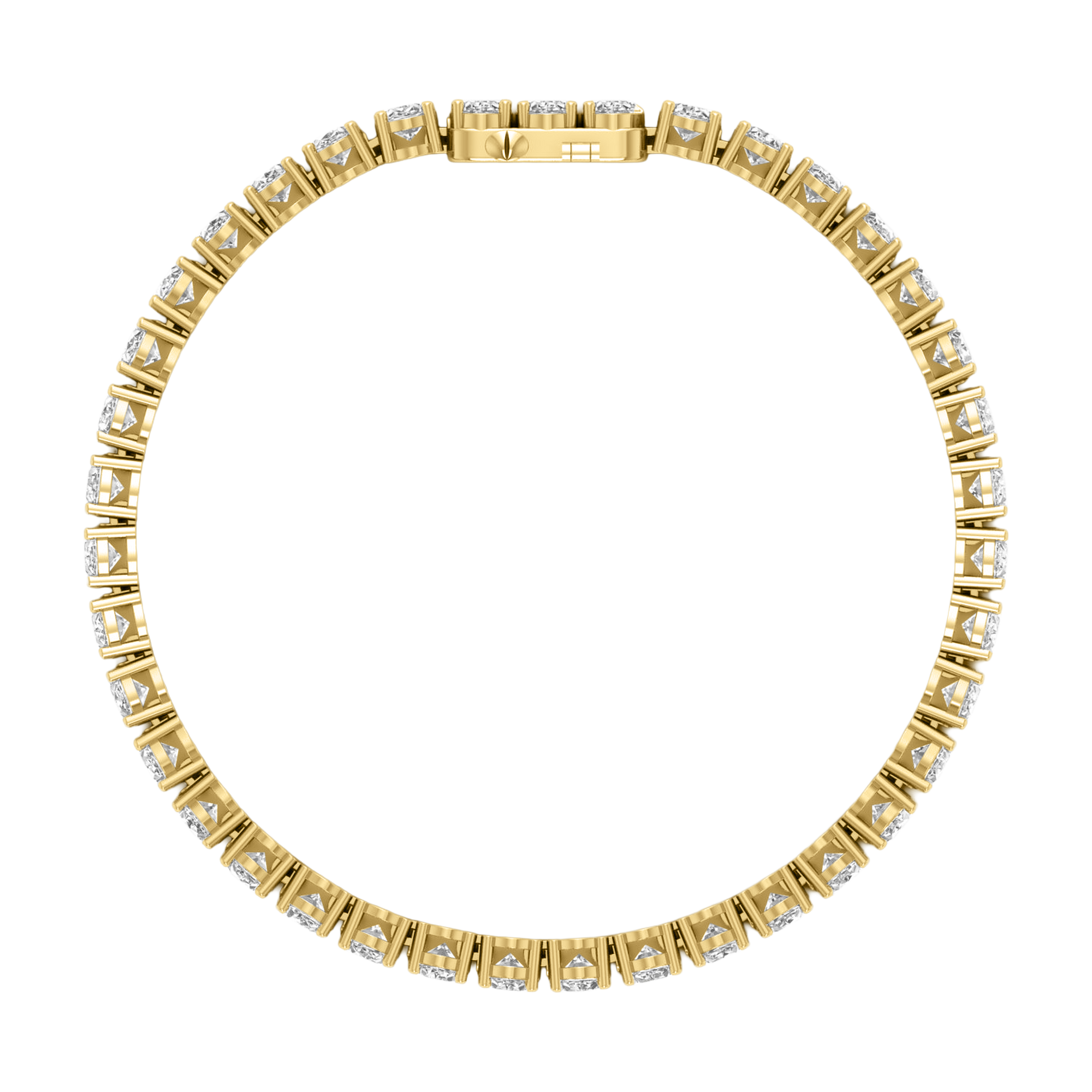 Lizzy Diamond Tennis Bracelet Oval - 5ct to 15ct