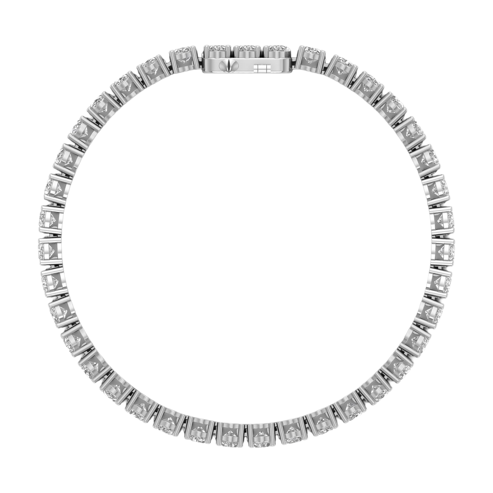Lizzy Diamond Tennis Bracelet Oval - 5ct to 15ct