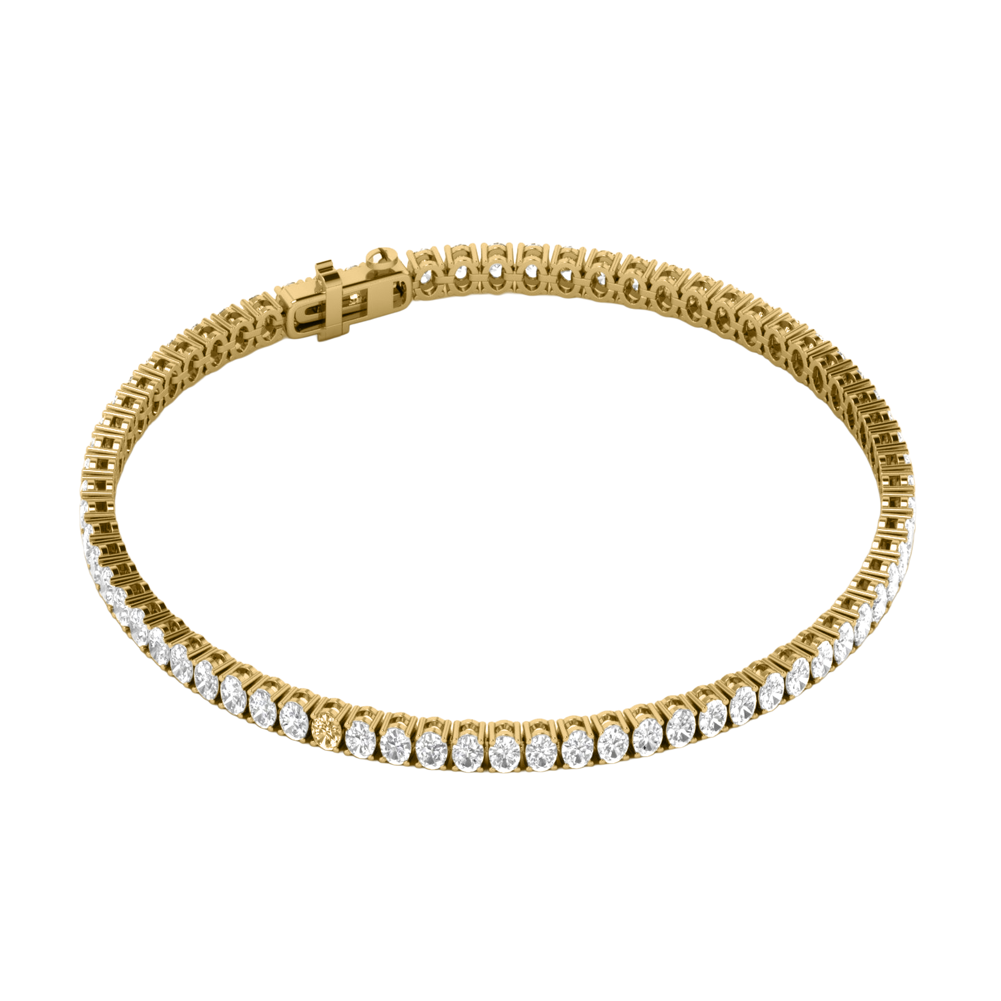 Lizzy Diamond Tennis Bracelet Oval - 5ct to 15ct