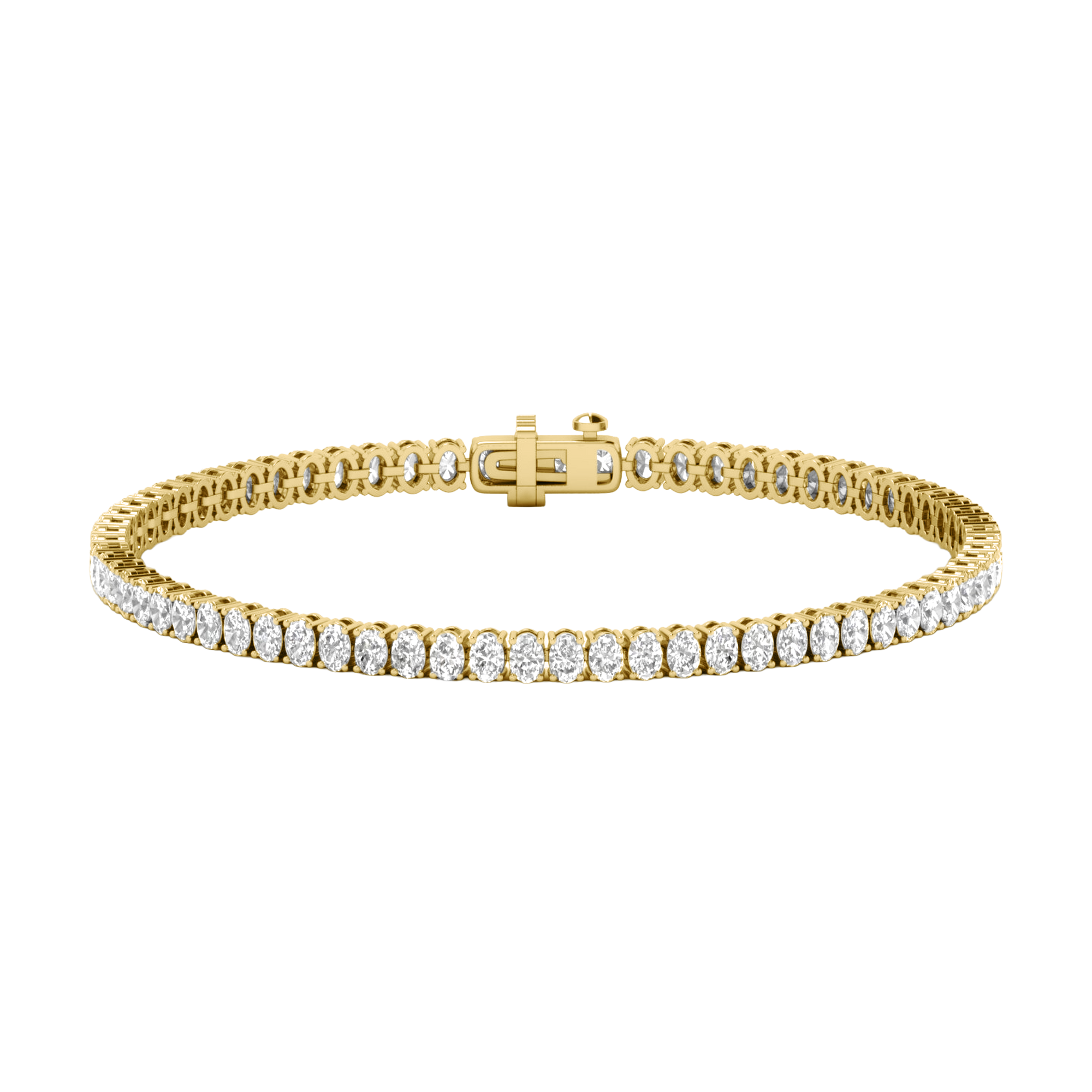 Lizzy Diamond Tennis Bracelet Oval - 5ct to 15ct