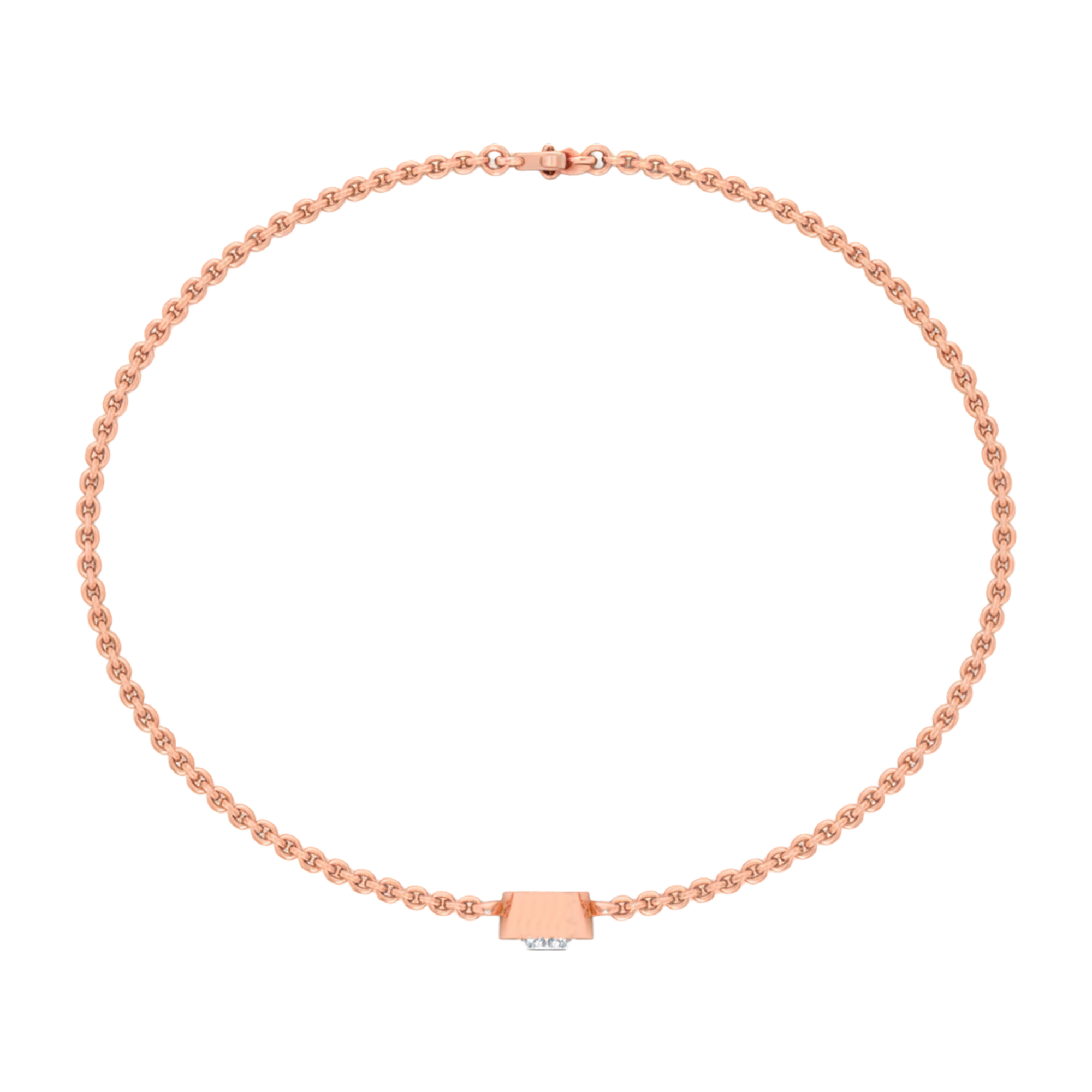 Armband aus 0,5 Karat mit Hauptstein in runder Form von 0,5 Karat - 058