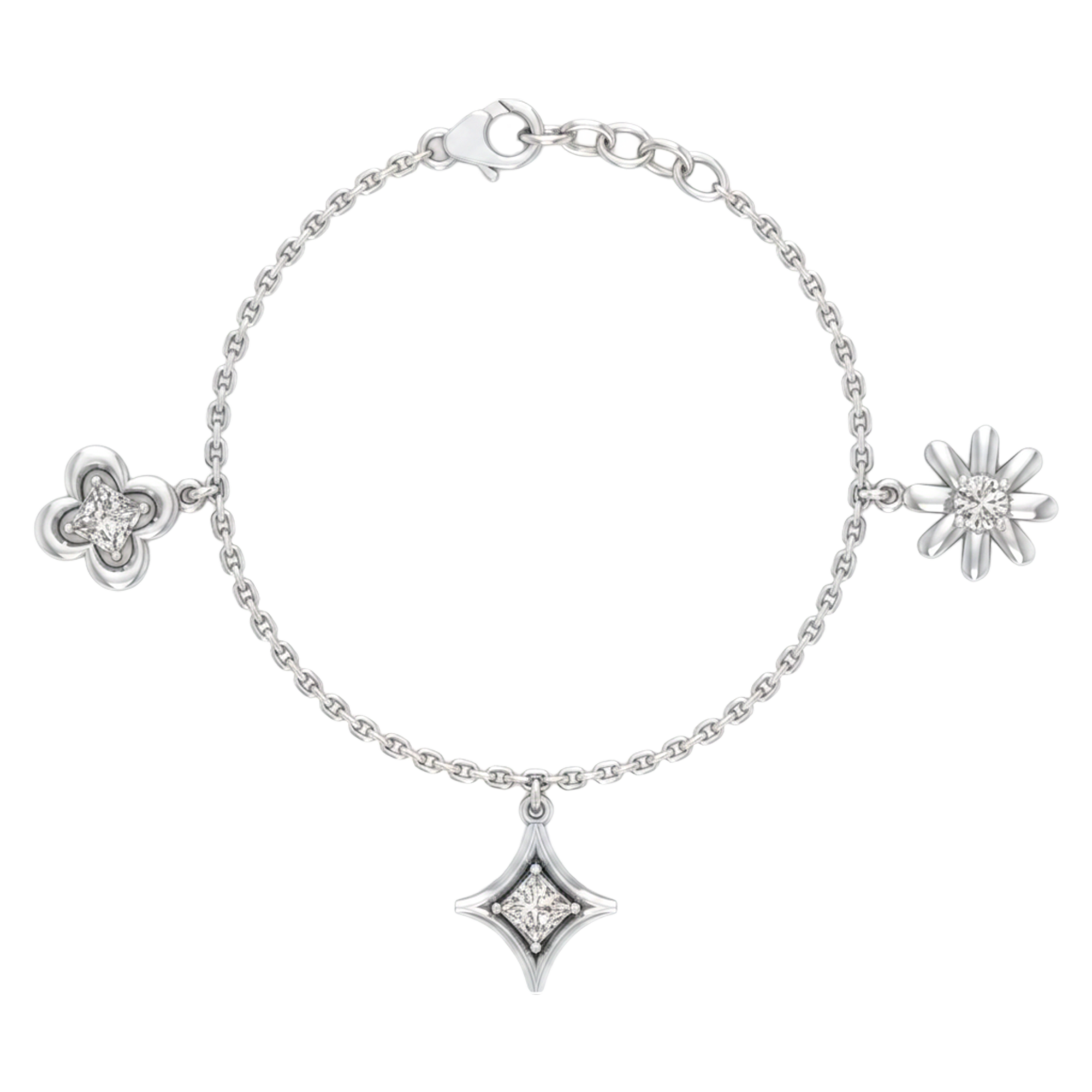 Lumi Diamanten Armband Princess - 0.4ct