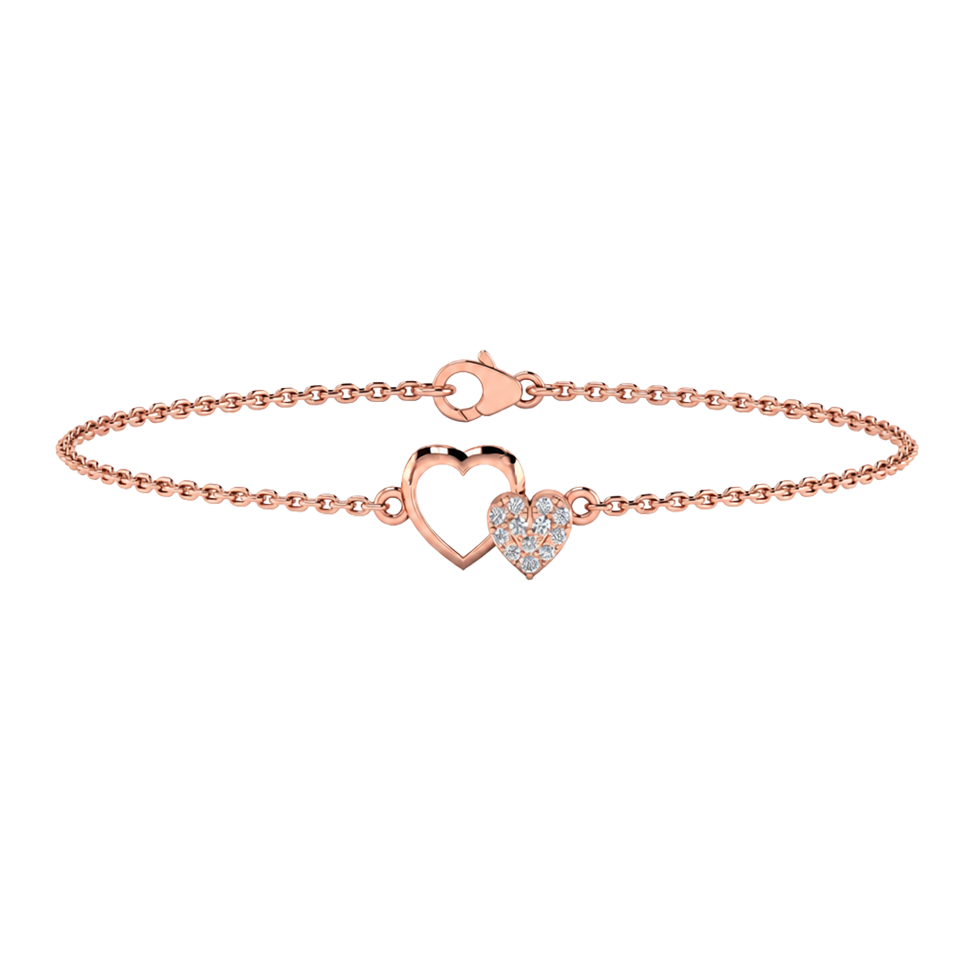 Romy Diamanten Armband Briljanten in Hart - 0.08ct