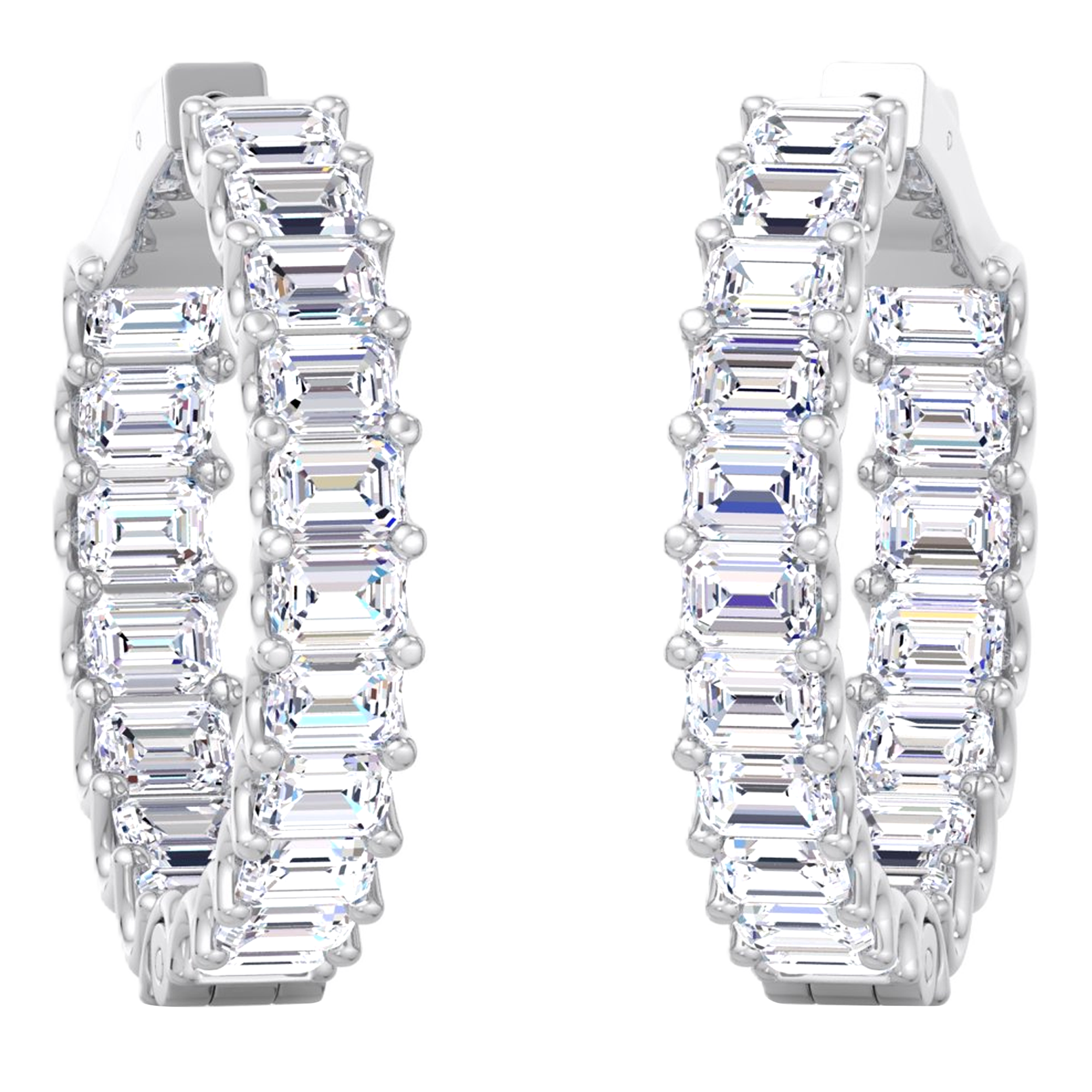 Maud Ohrringe Smaragd - 11.4ct