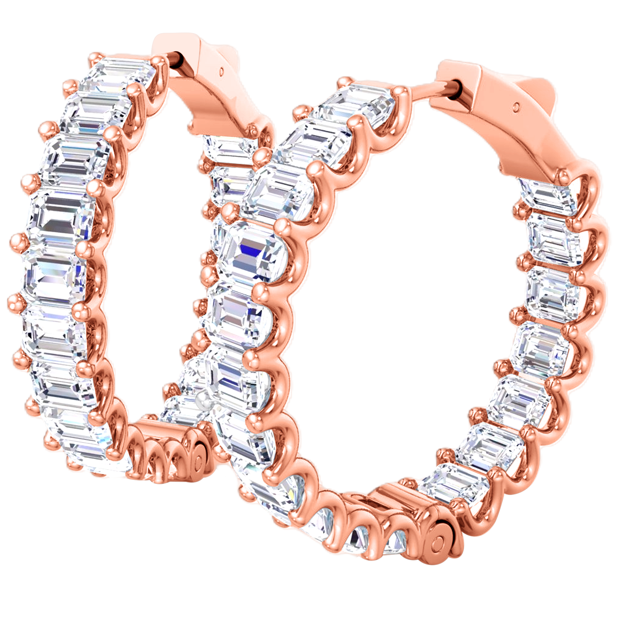 Maud Ohrringe Smaragd - 11.4ct