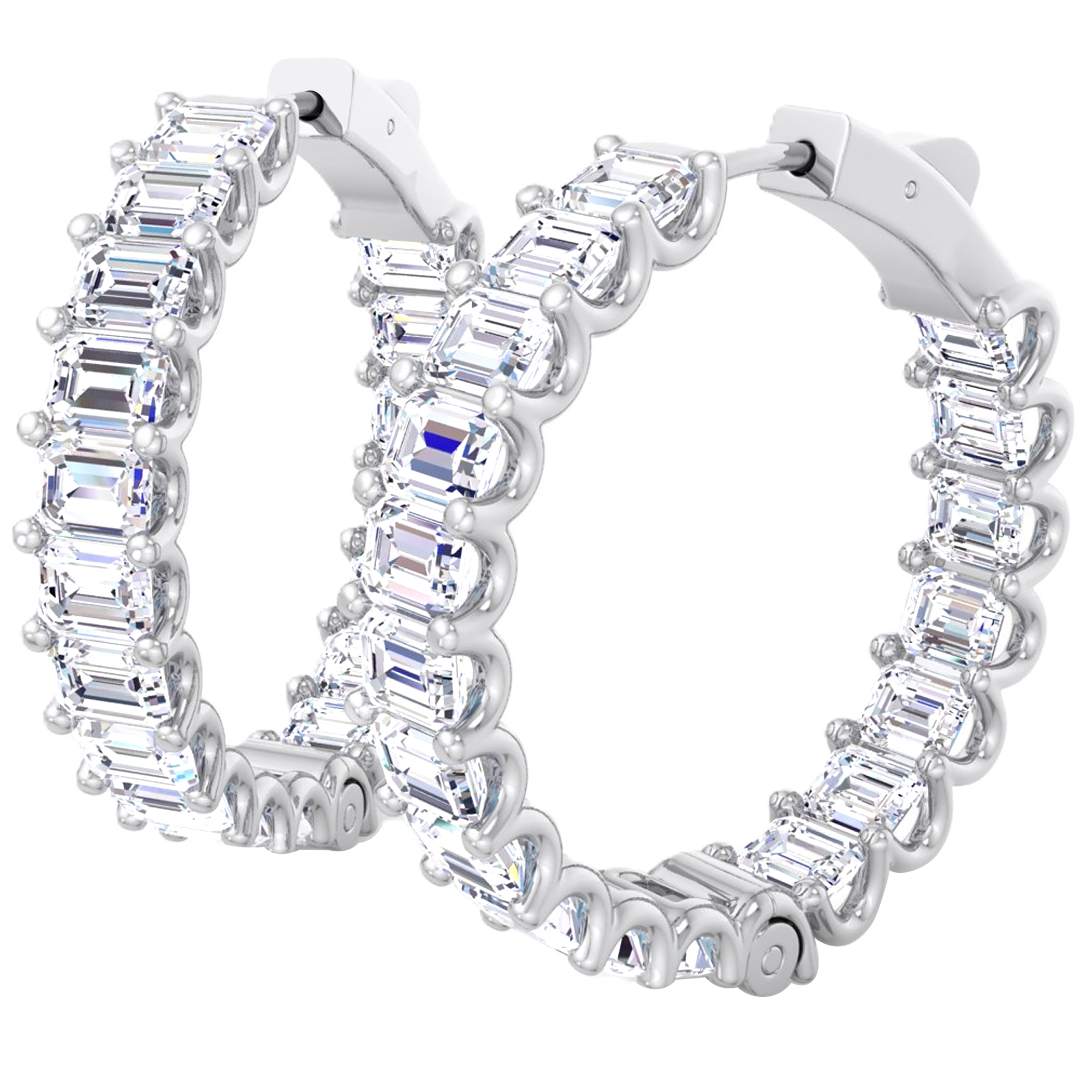 Maud Ohrringe Smaragd - 11.4ct
