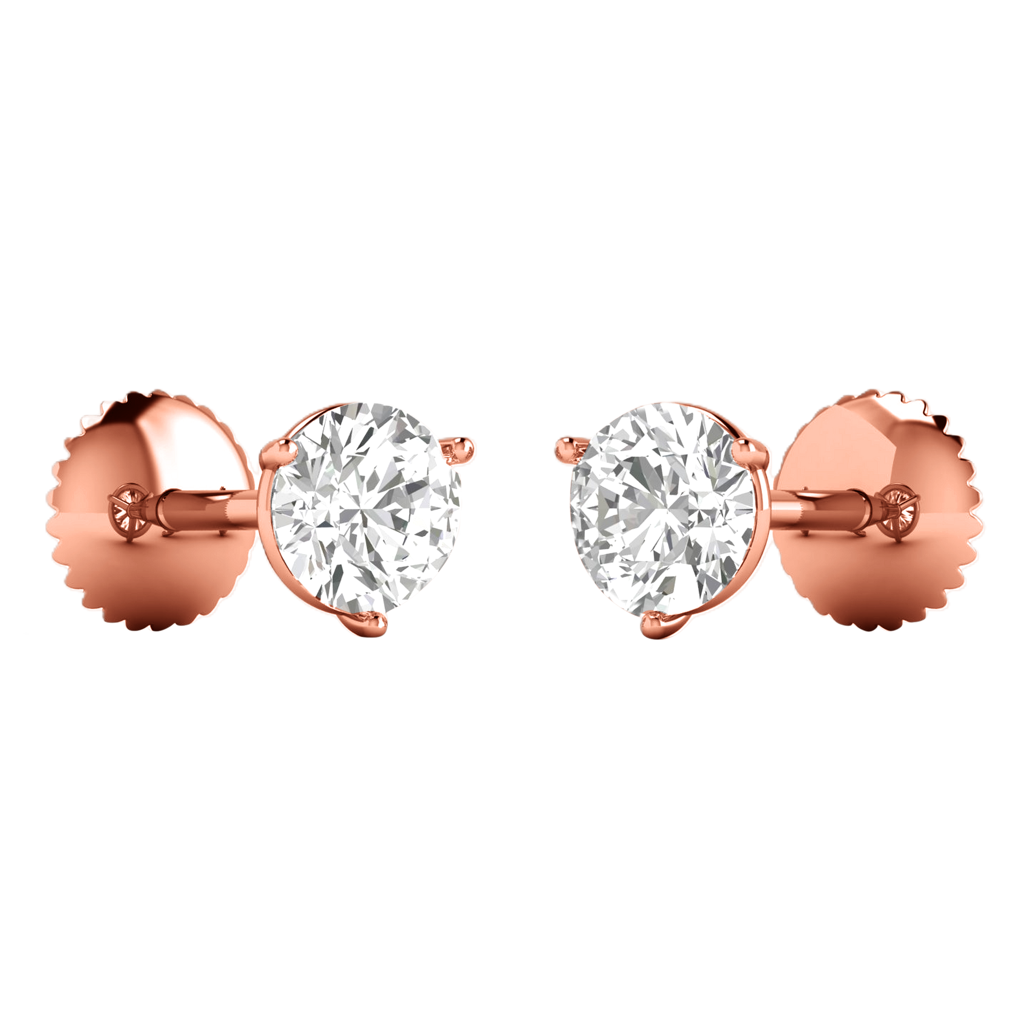 Saar Diamanten Stud Oorbellen Briljant - 0.5ct tot 4ct