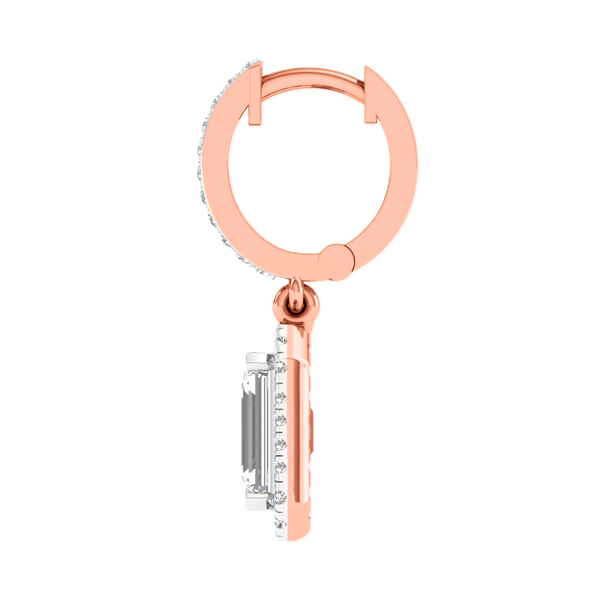 Britt Diamant-Ohrhänger Smaragd – 4,6 kt